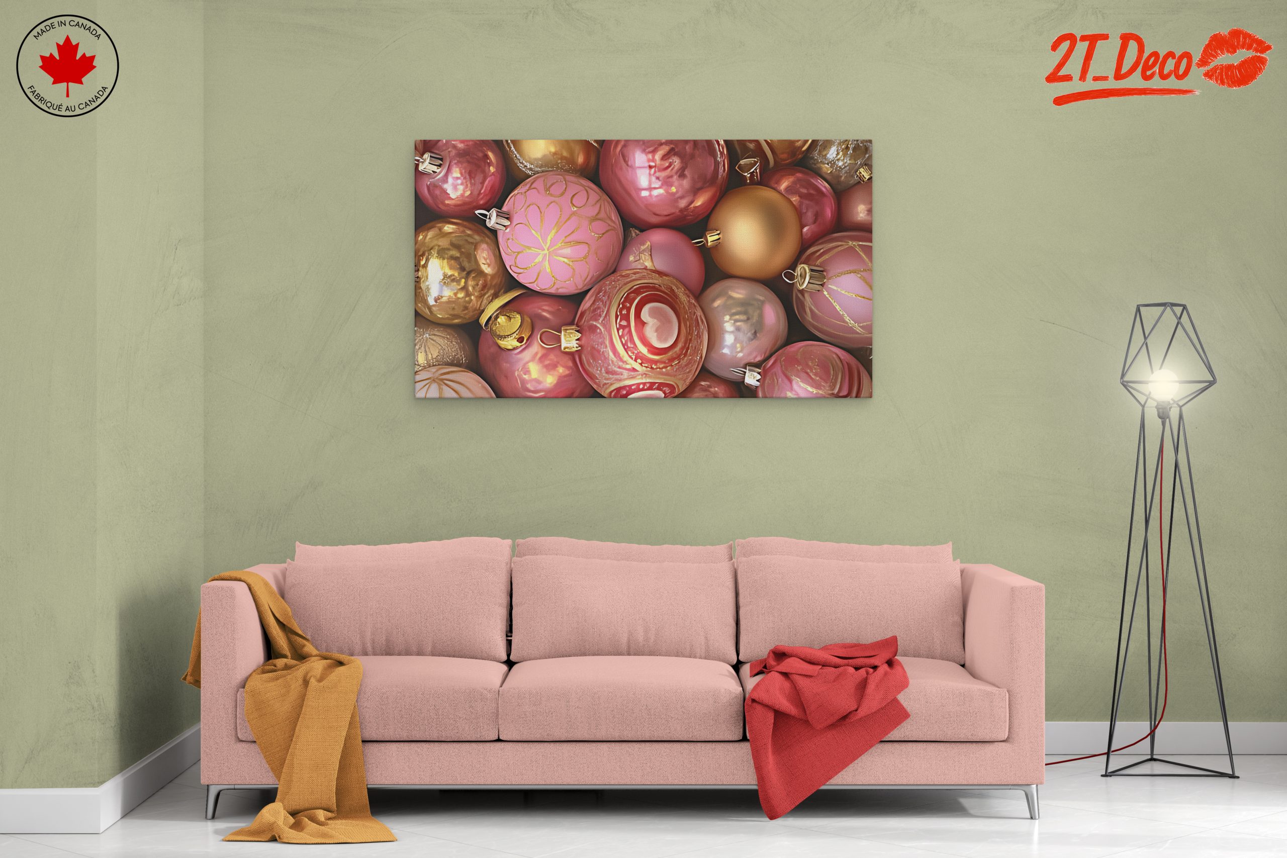 Colorful Christmas Ornaments for Festive Decor - Image 2