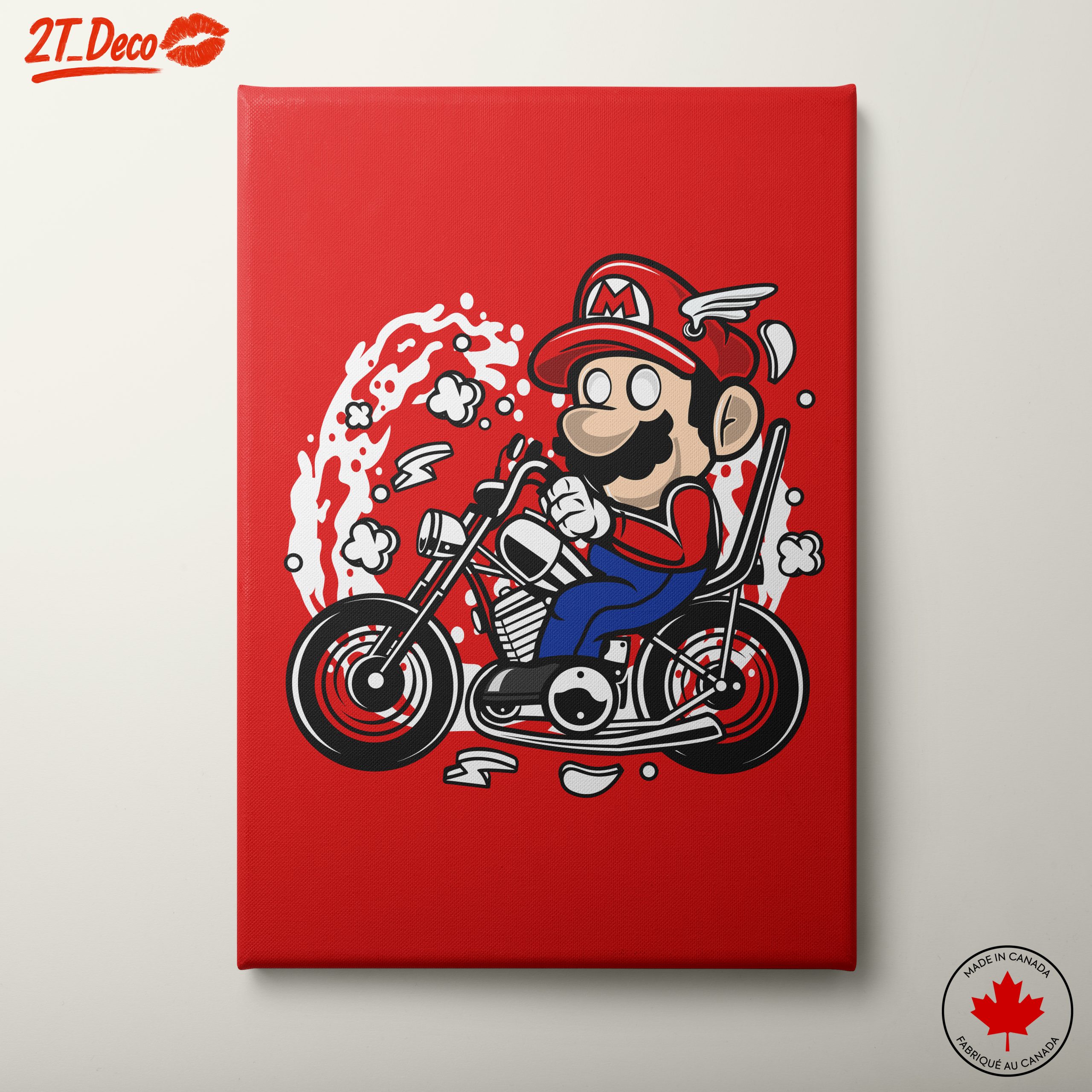 Playful Motorcycle Ride Character Art