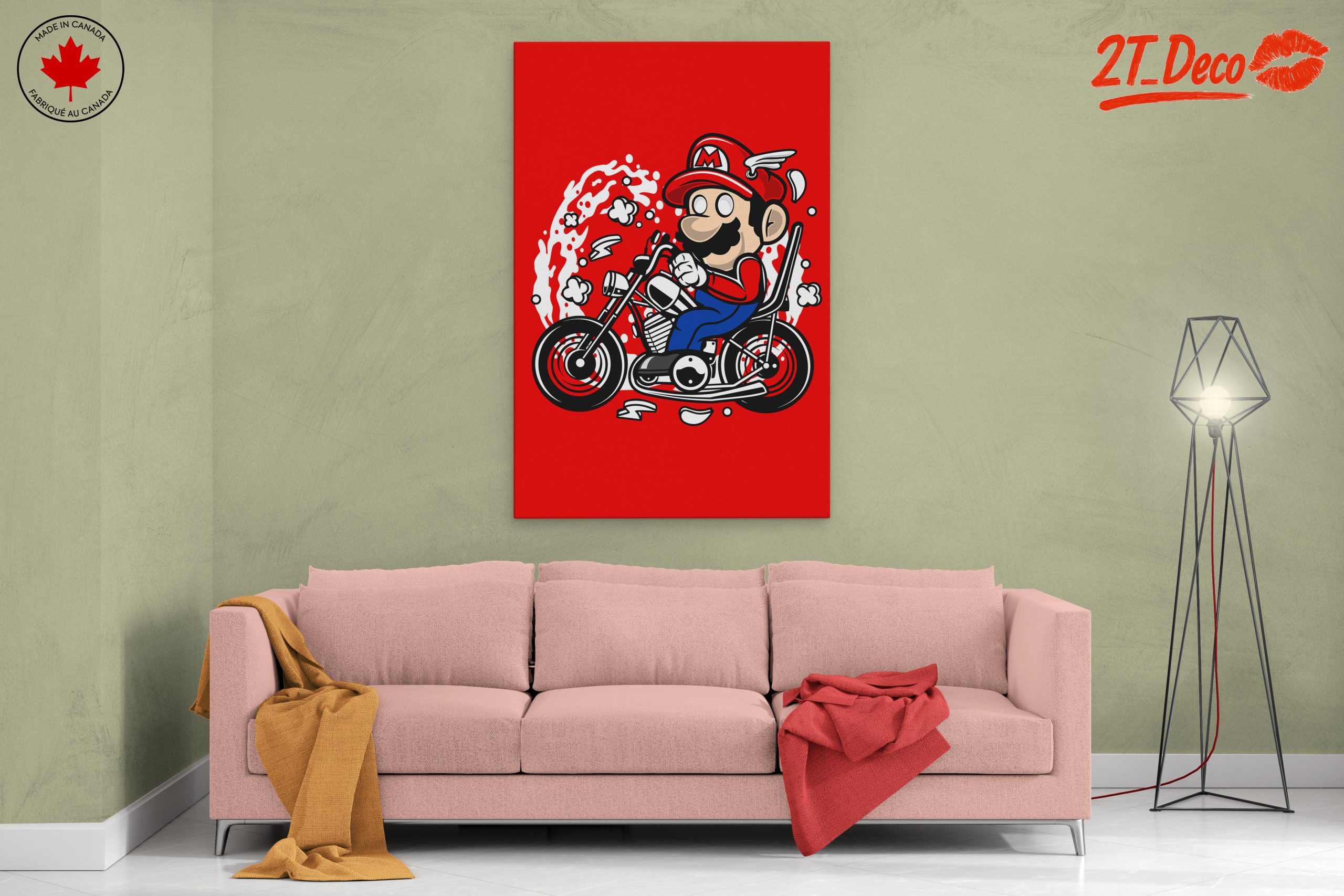 Playful Motorcycle Ride Character Art - Image 2