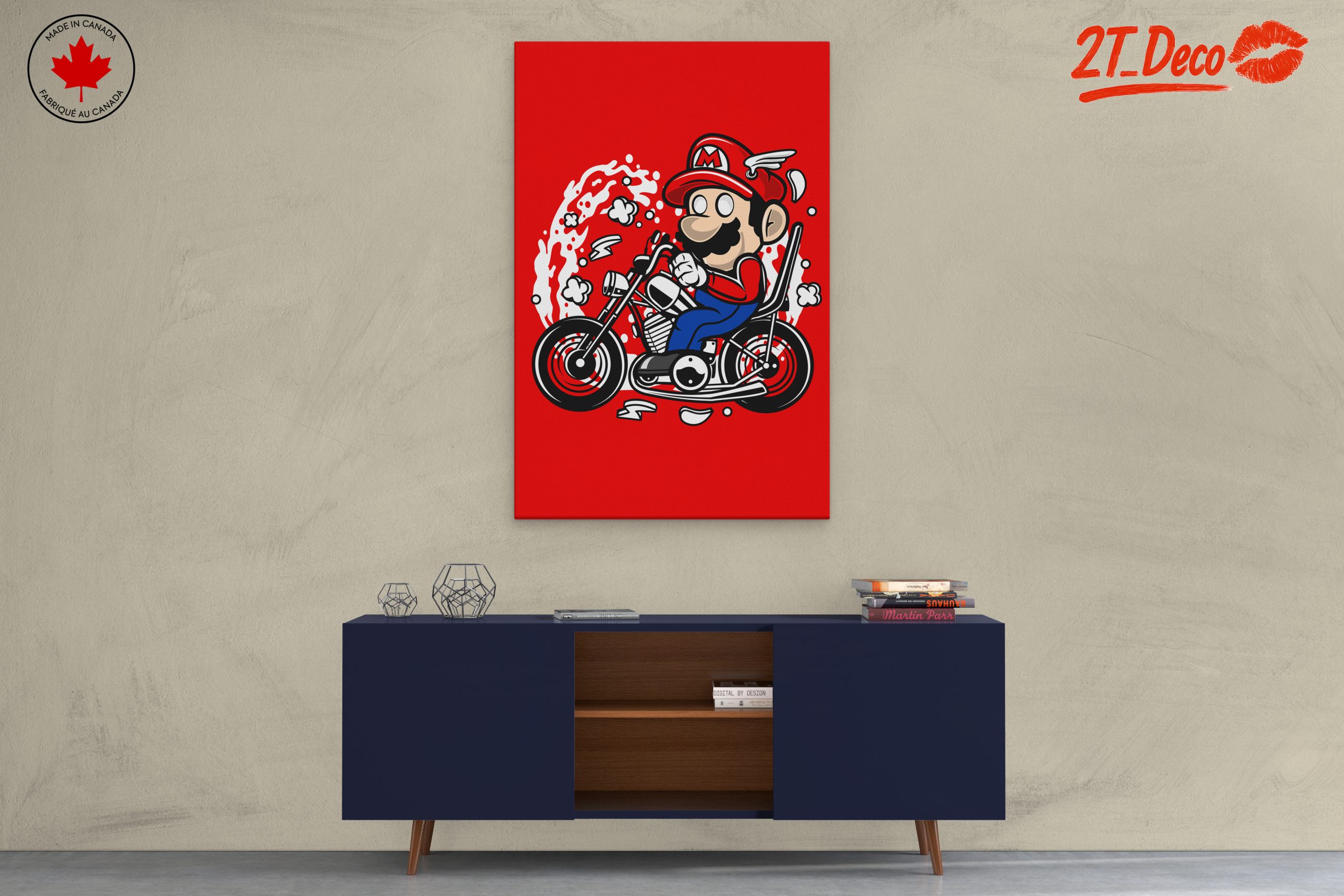 Playful Motorcycle Ride Character Art - Image 3