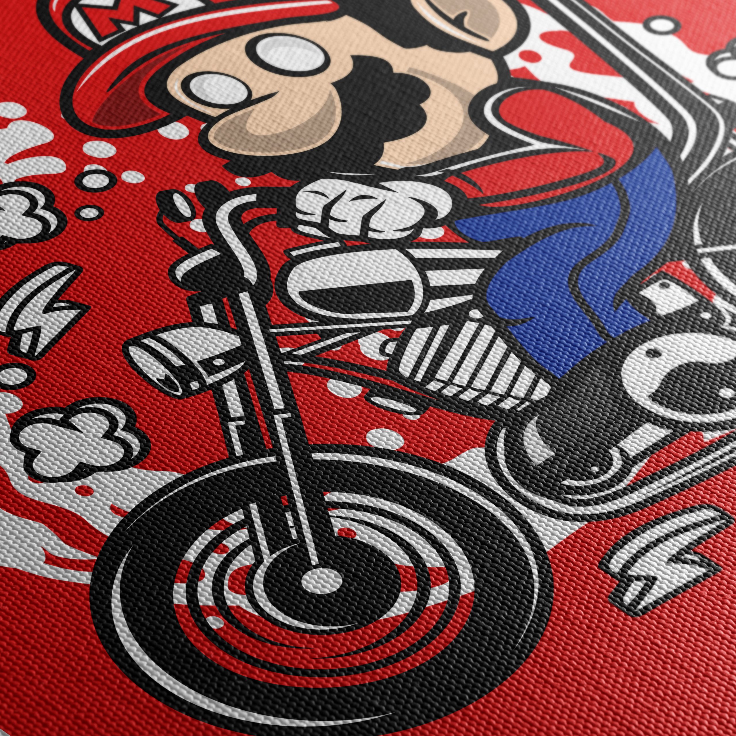 Playful Motorcycle Ride Character Art - Image 5