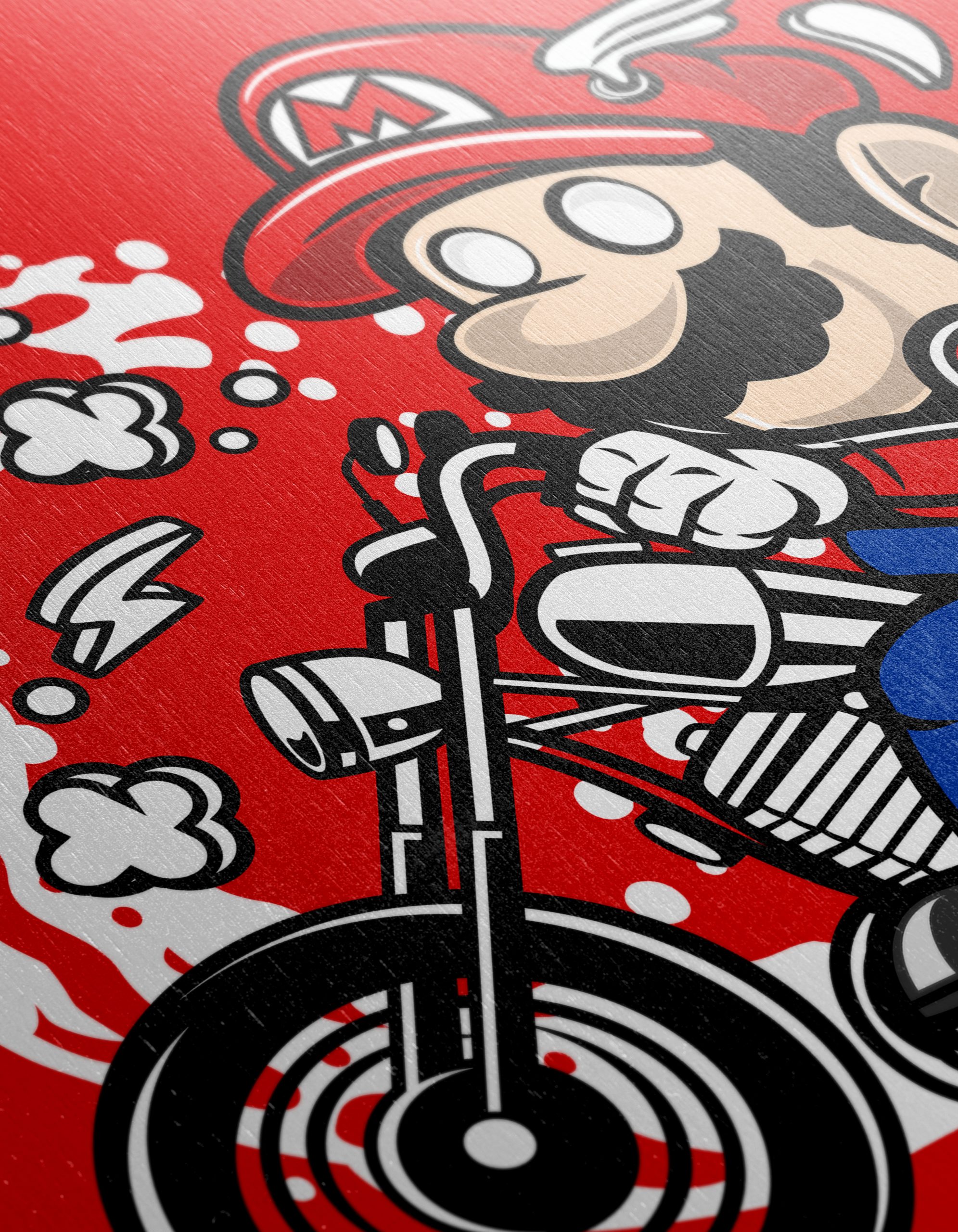 Playful Motorcycle Ride Character Art - Image 12