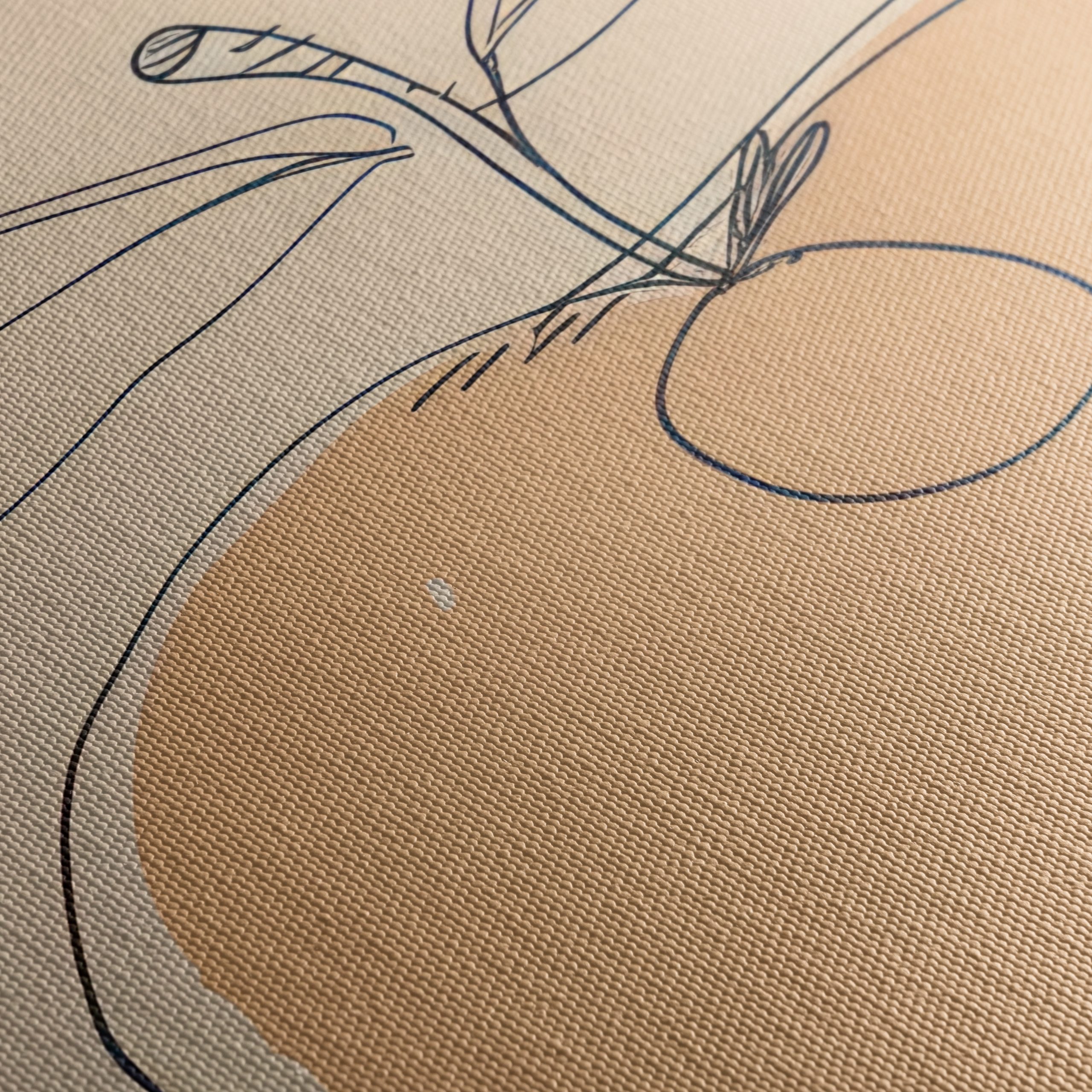 Stylized Apple Botanical Abstract Art - Image 5