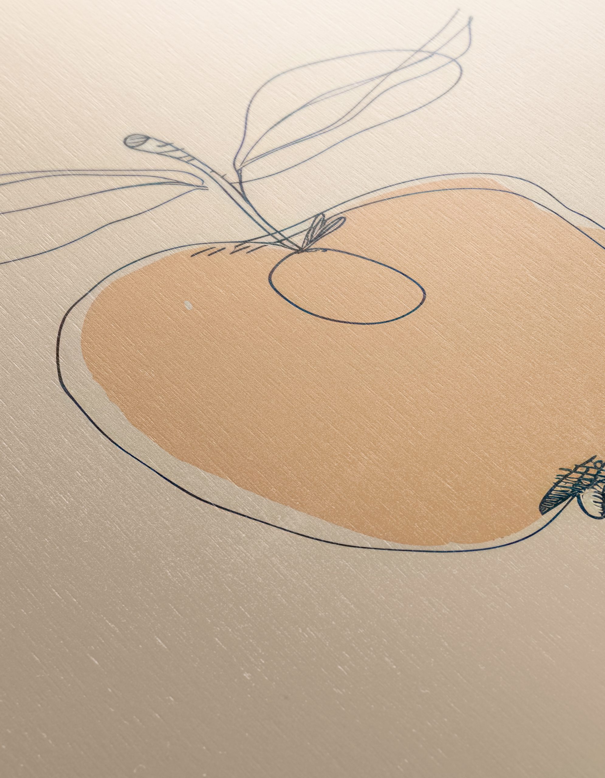 Stylized Apple Botanical Abstract Art - Image 12