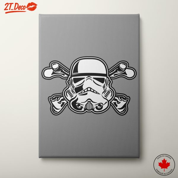 Stylized Stormtrooper Skull Art