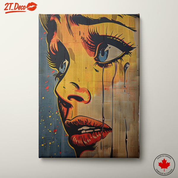 Emotional Pop Art Portrait