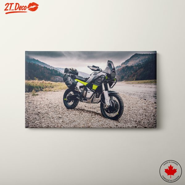 Adventure Motorcycle in Nature