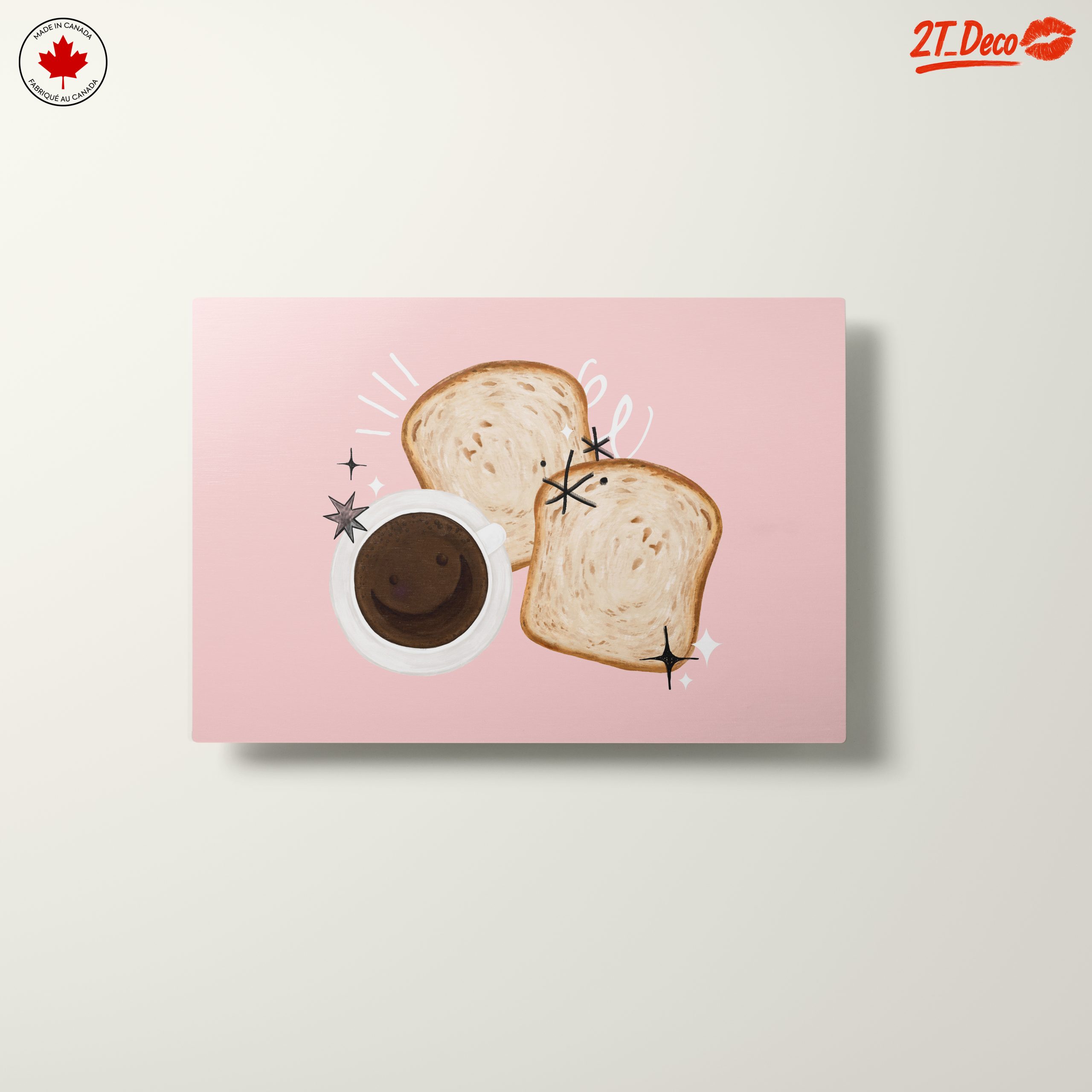 Whimsical Coffee and Toast Art - Image 10