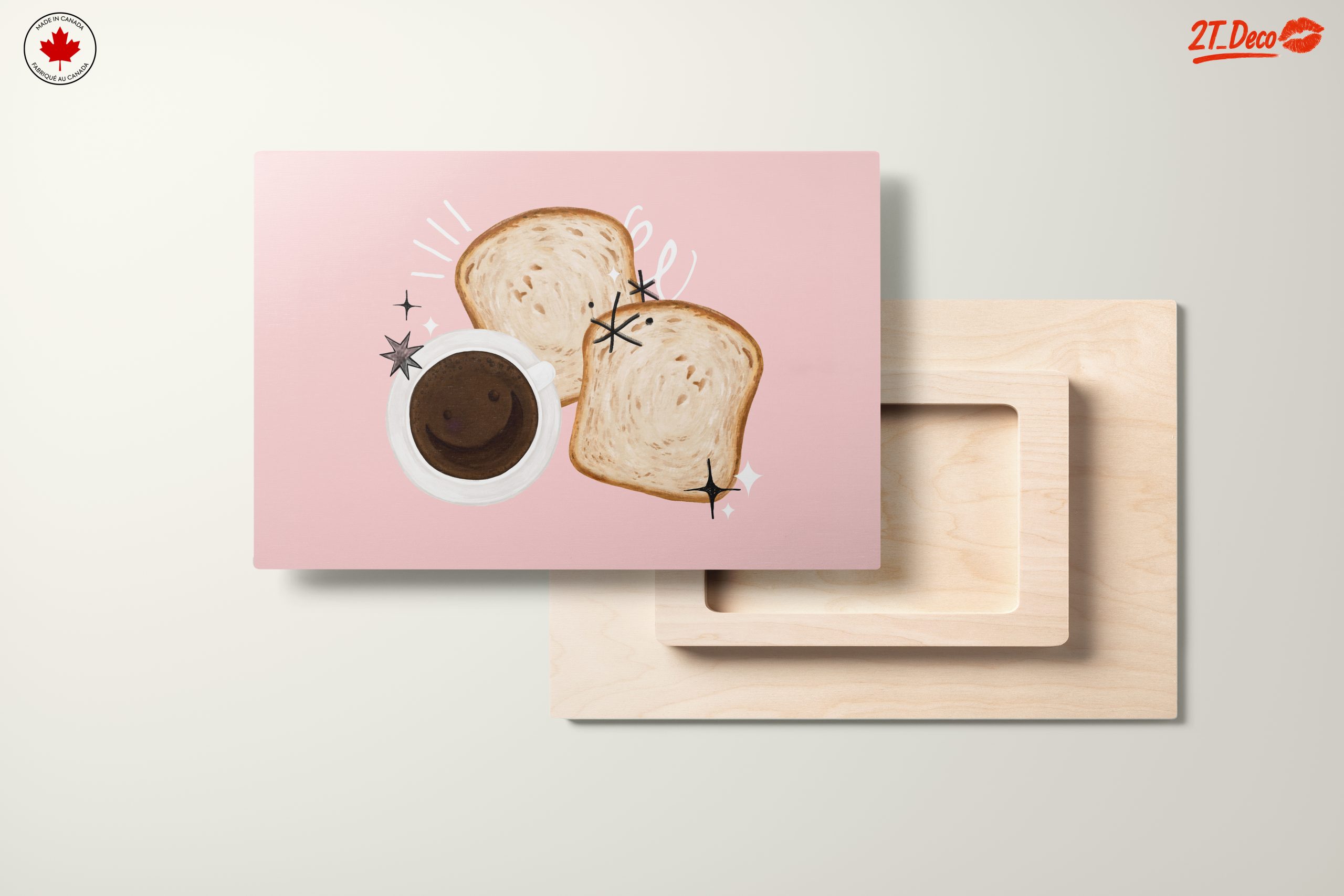 Whimsical Coffee and Toast Art - Image 11