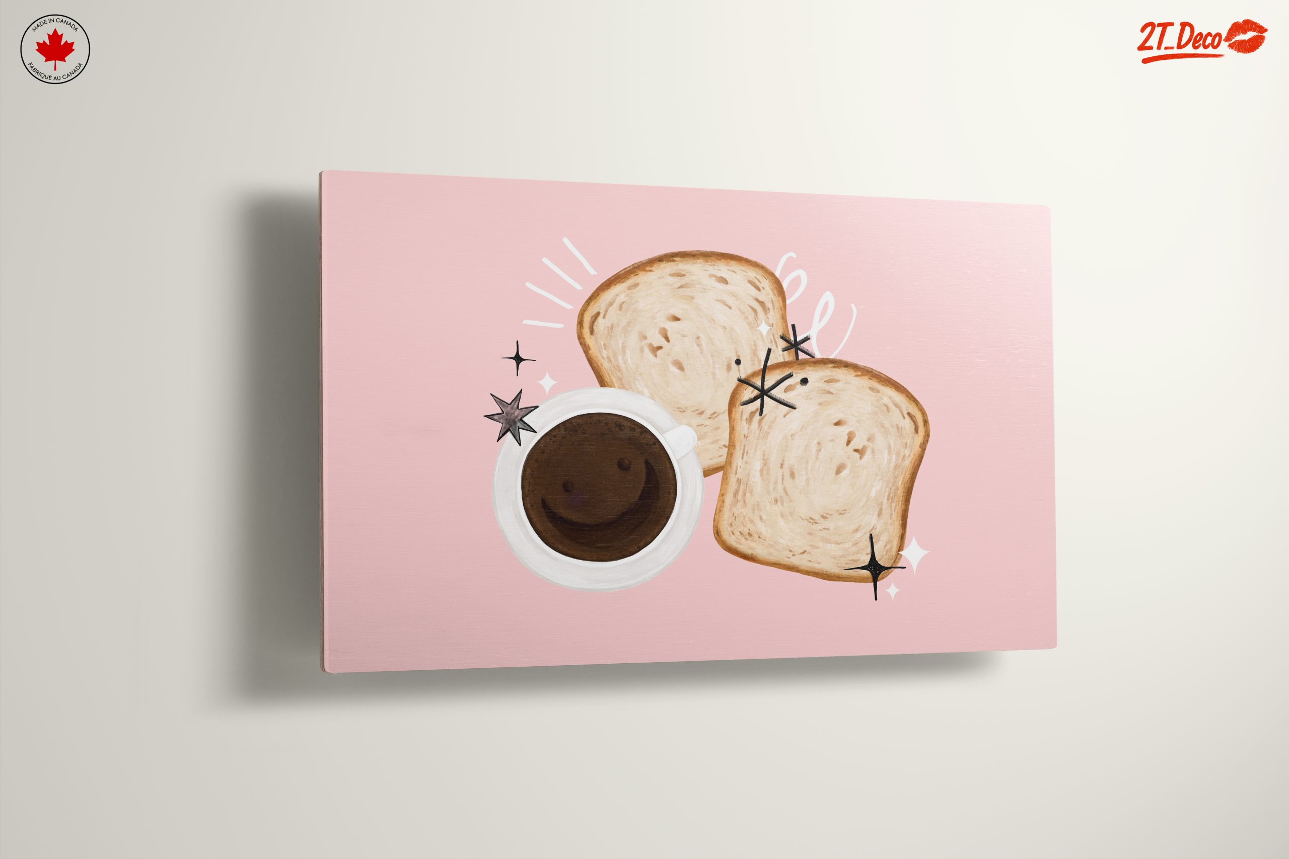 Whimsical Coffee and Toast Art - Image 13