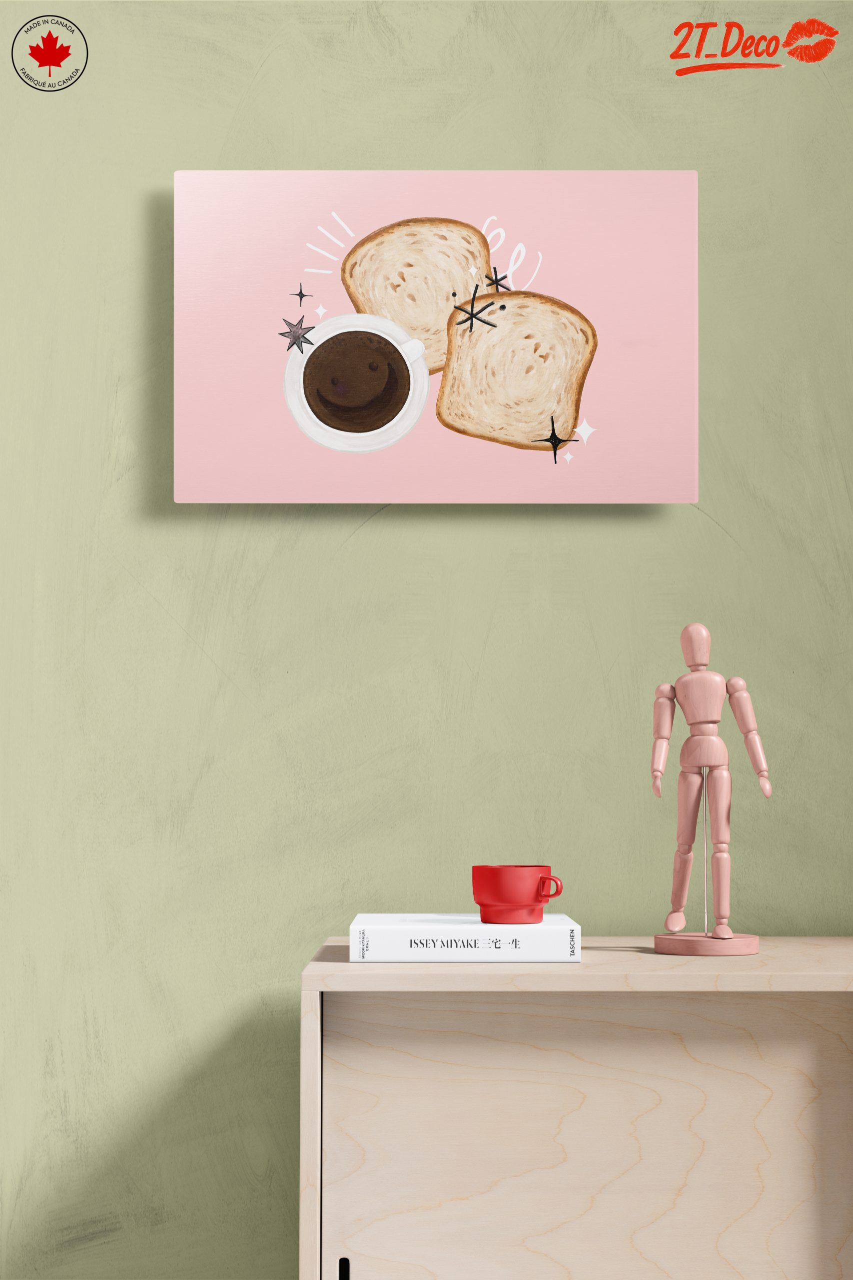 Whimsical Coffee and Toast Art - Image 14