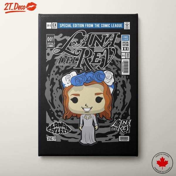 Whimsical Lana Del Rey Pop Art