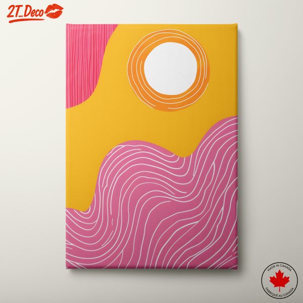 Vibrant Geometric Abstract Artwork