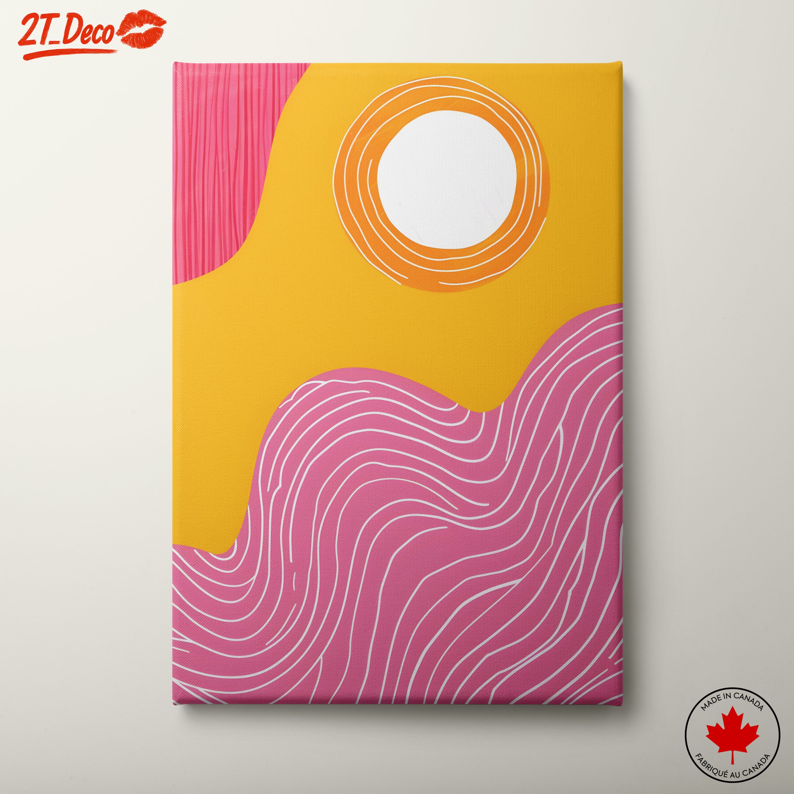 Vibrant Geometric Abstract Artwork