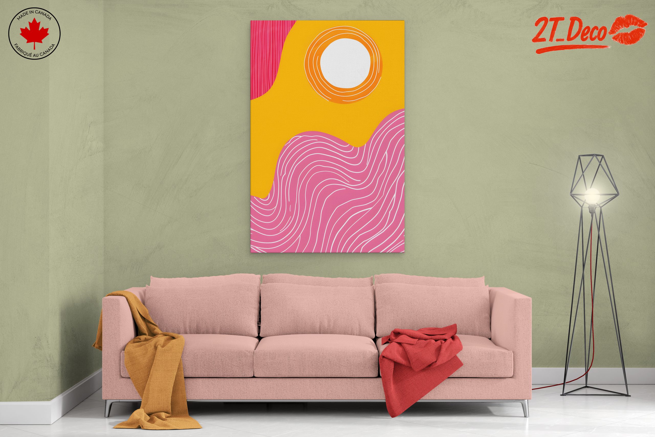 Vibrant Geometric Abstract Artwork - Image 2