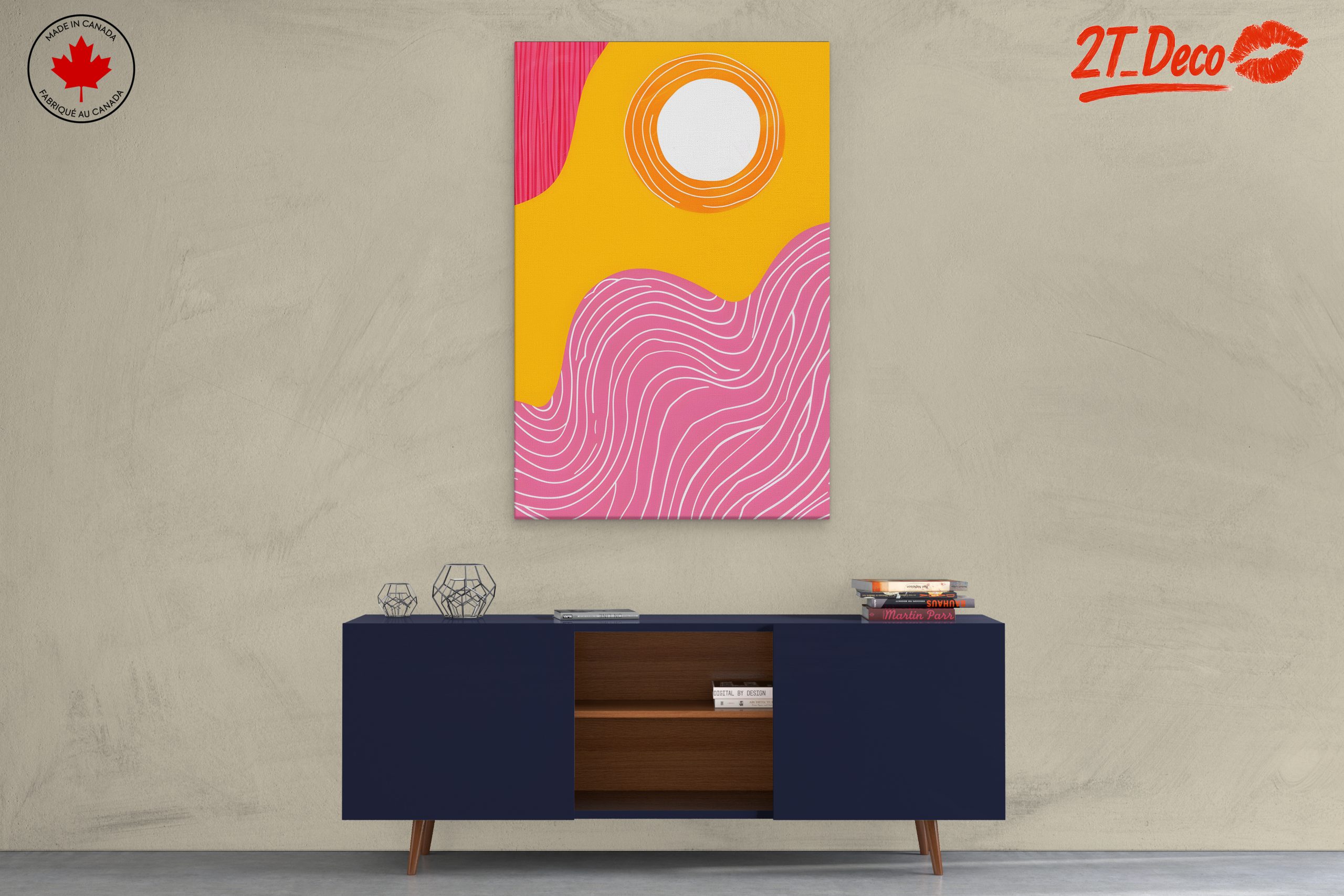 Vibrant Geometric Abstract Artwork - Image 3
