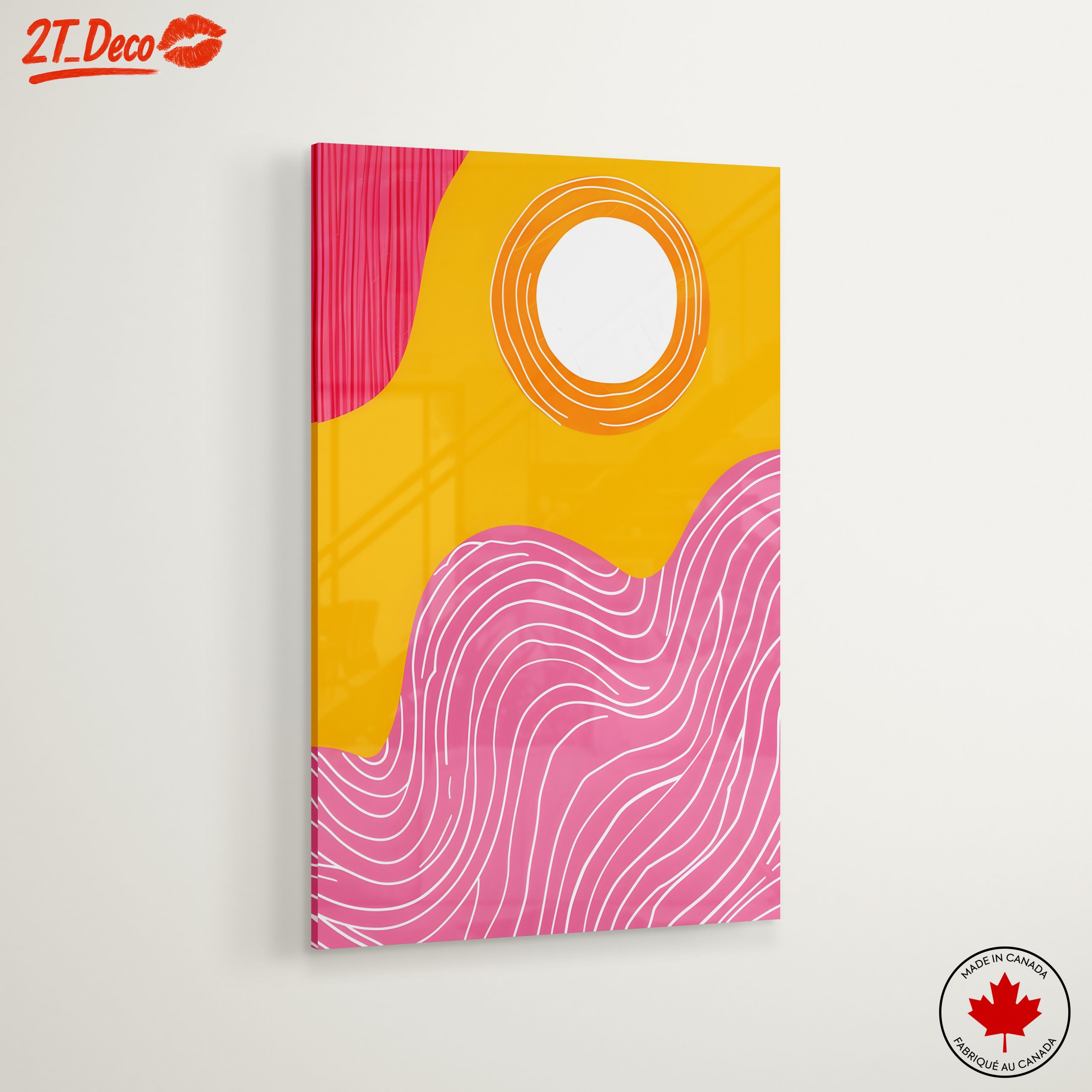Vibrant Geometric Abstract Artwork - Image 6