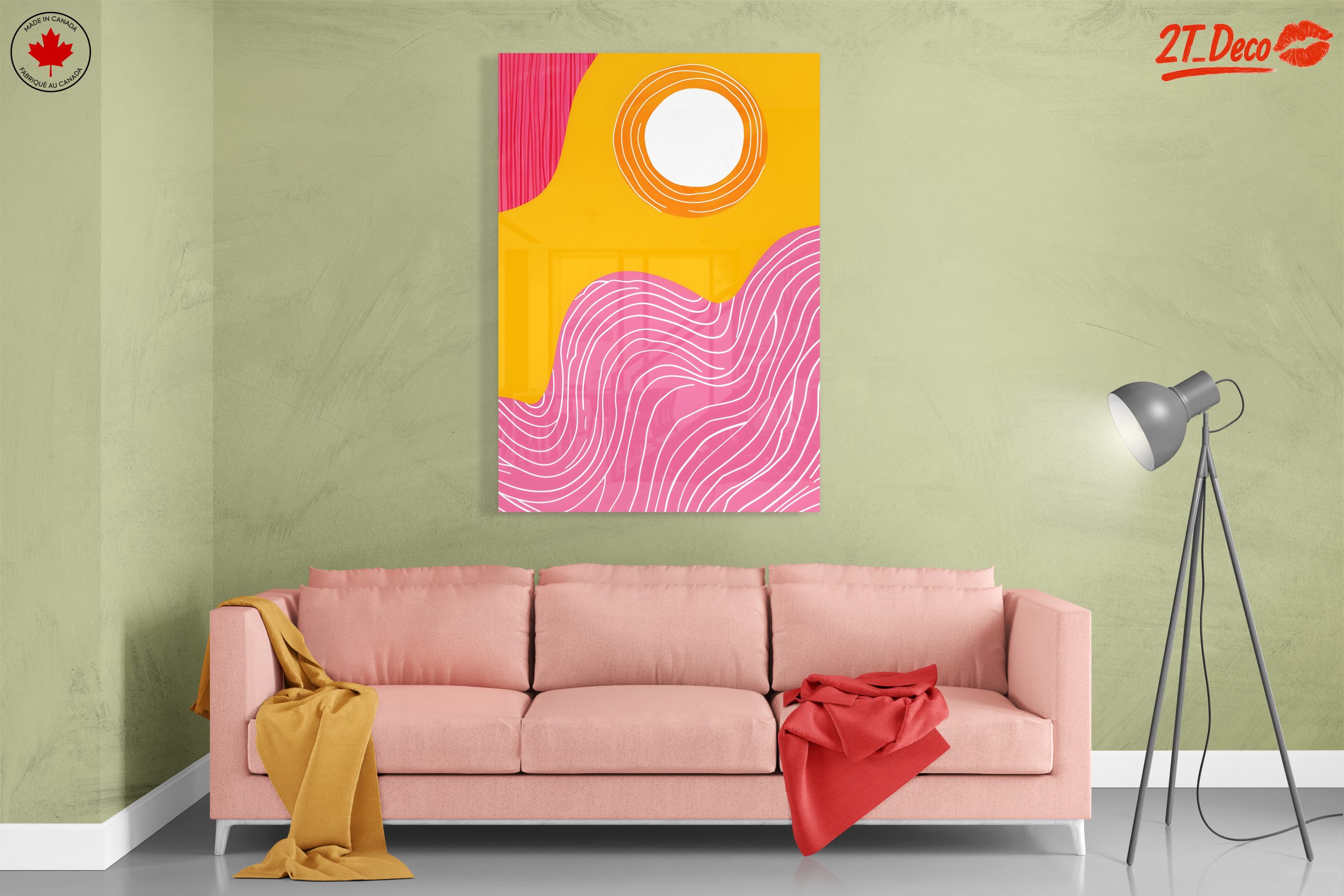 Vibrant Geometric Abstract Artwork - Image 7