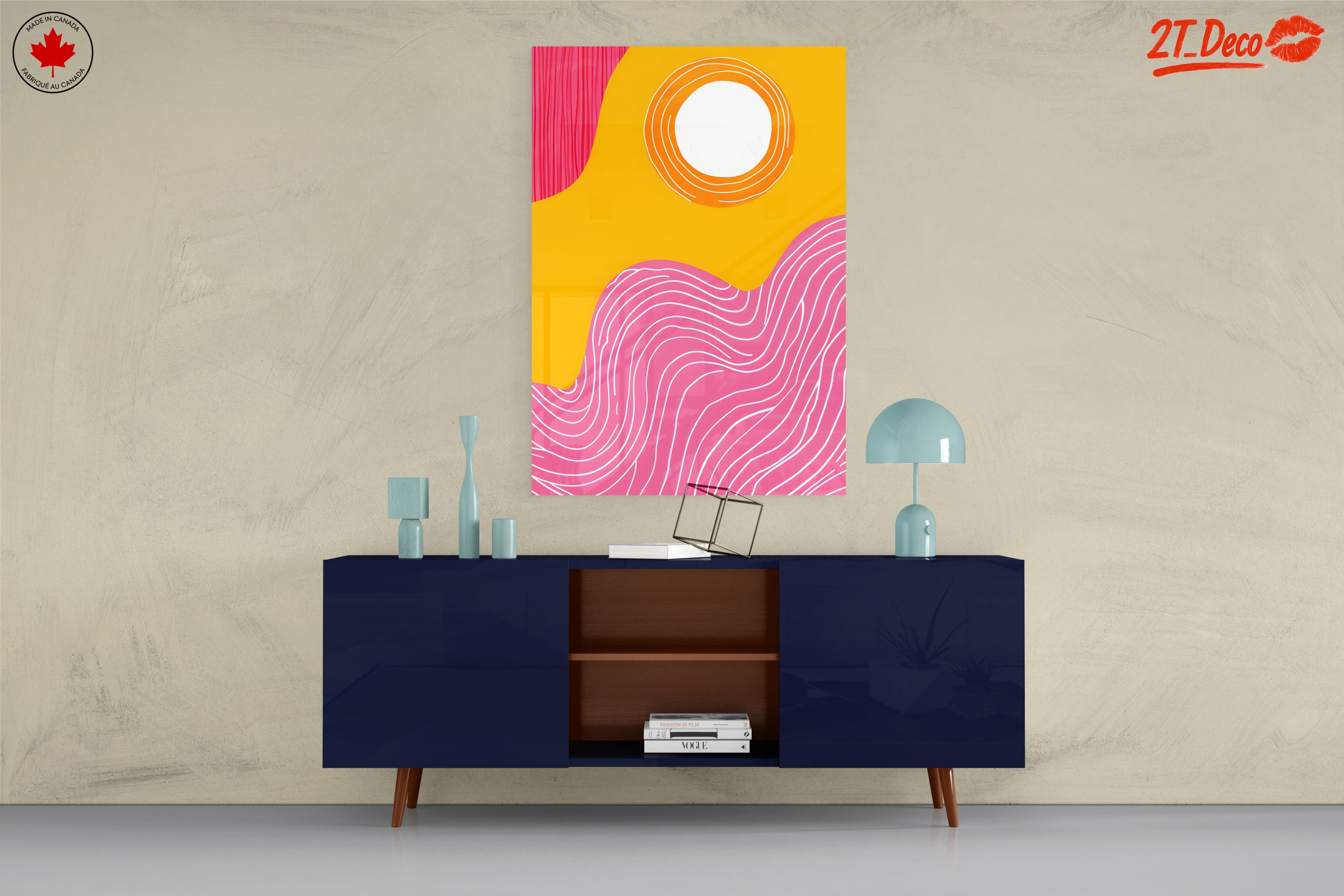 Vibrant Geometric Abstract Artwork - Image 8