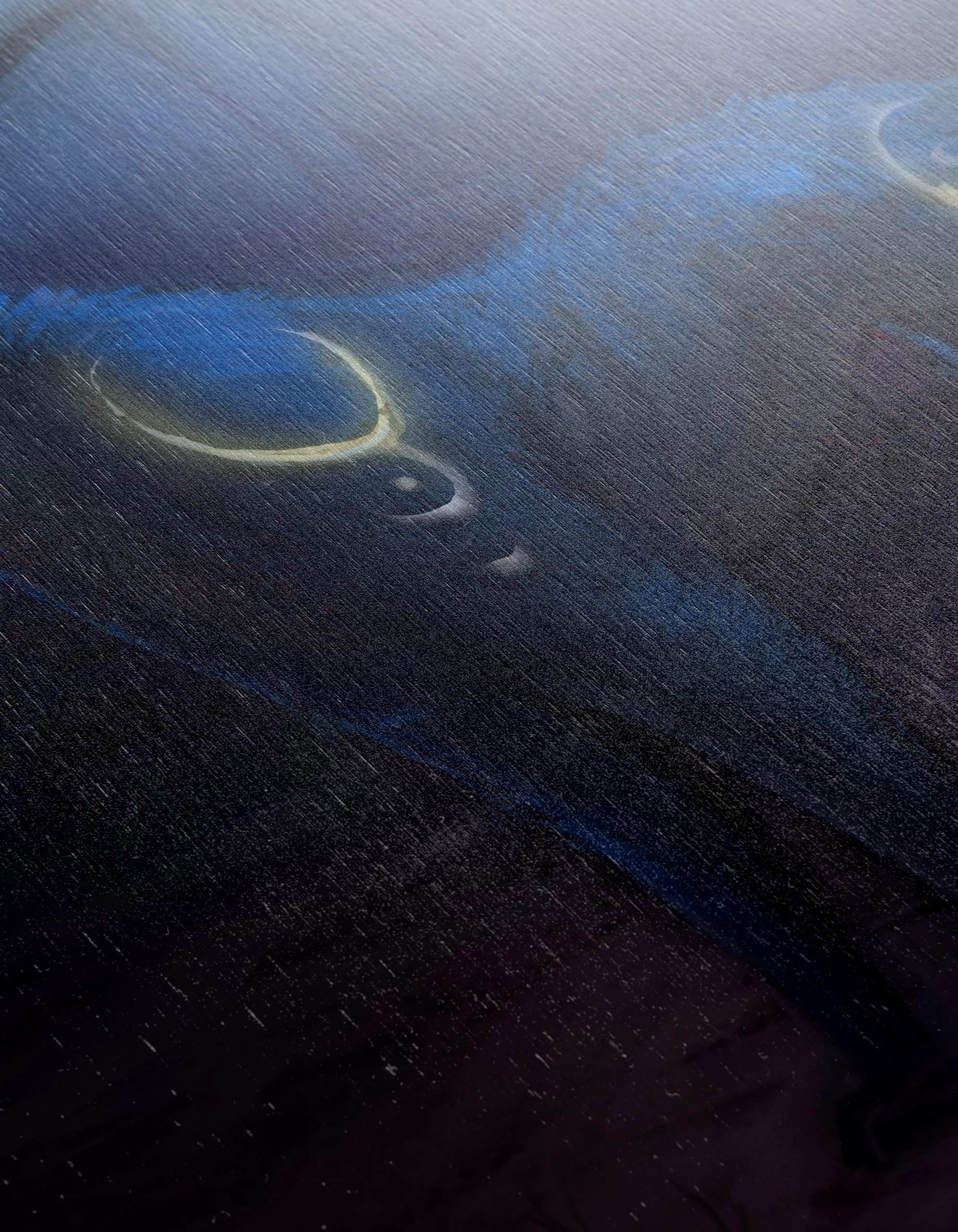 Mystical Blue Canine in Enchanted Forest - Image 12