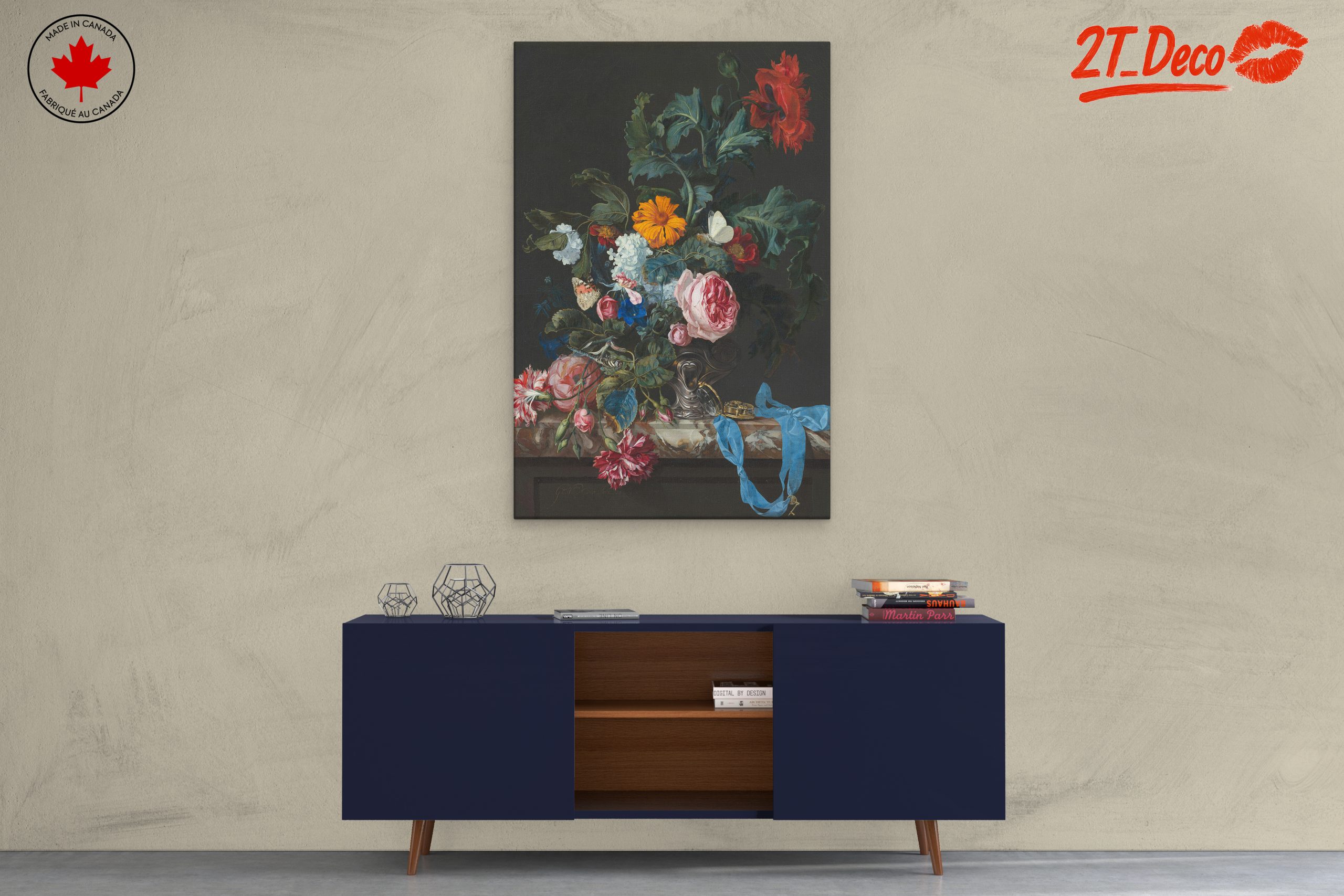Vibrant Floral Arrangement with Butterflies - Image 3