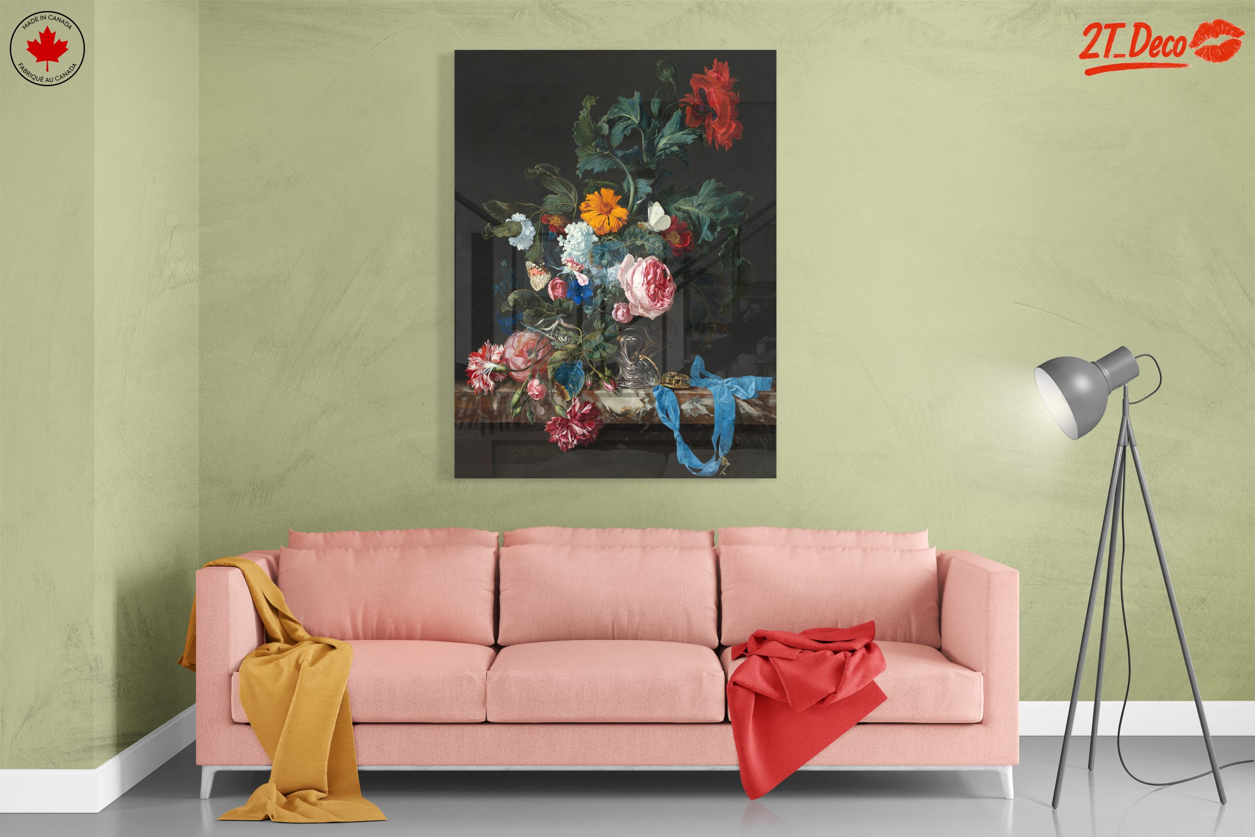 Vibrant Floral Arrangement with Butterflies - Image 7