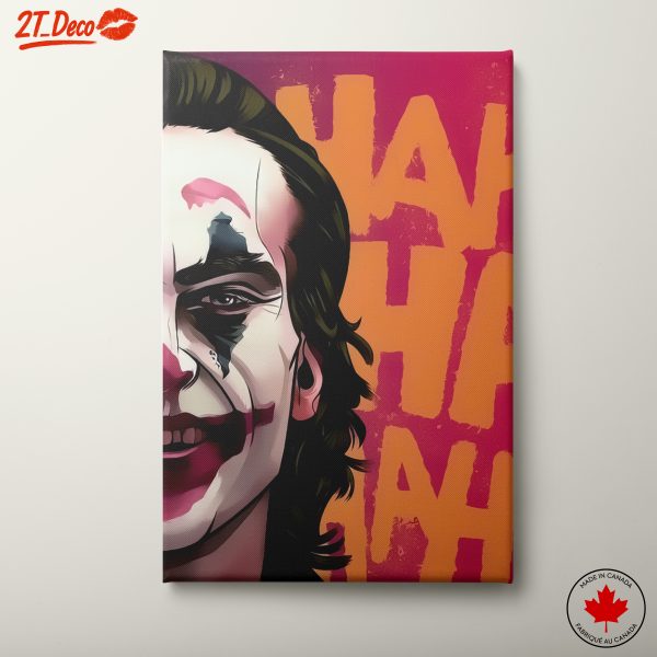 Joker Character Art with Playful Colors