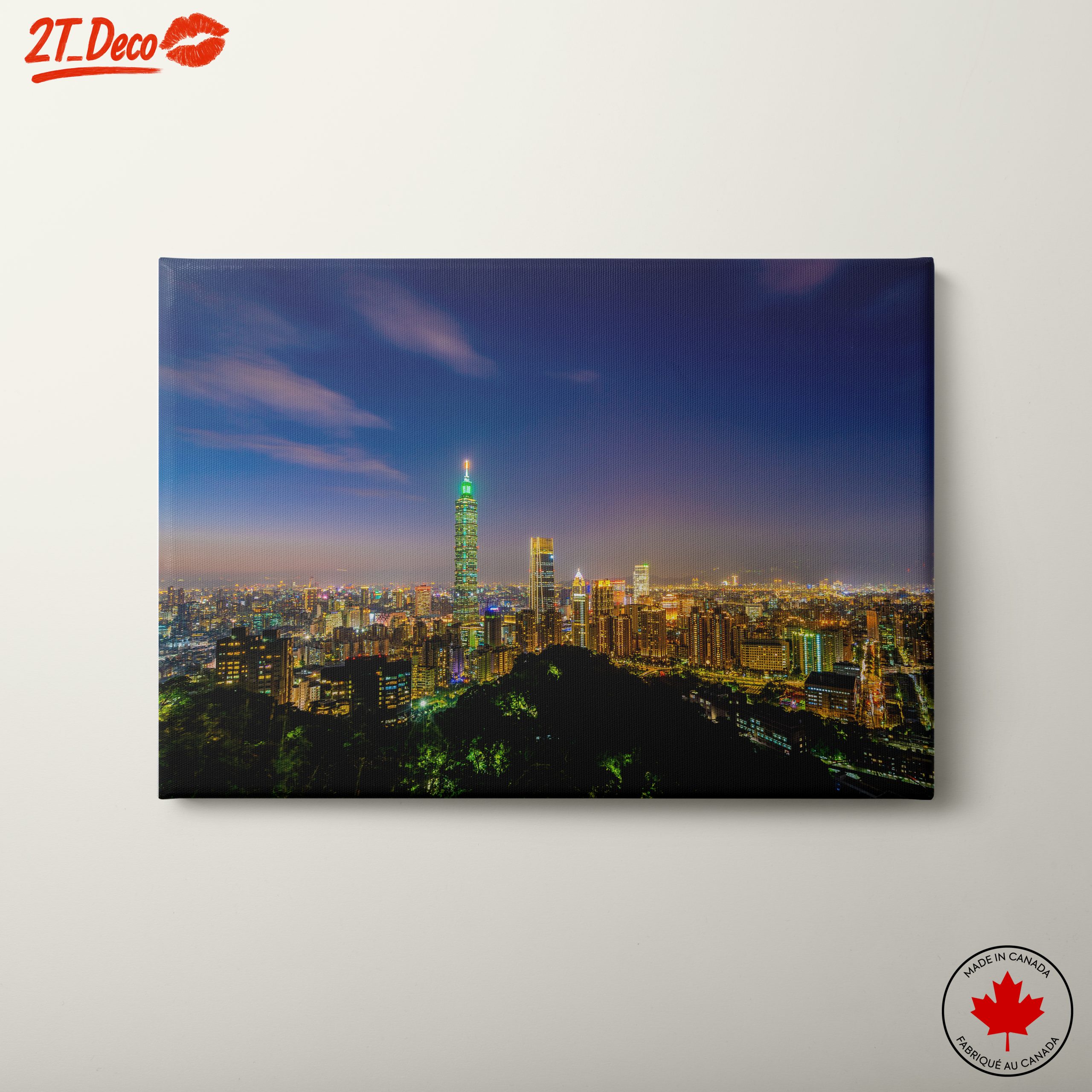 Taipei City Skyline at Night