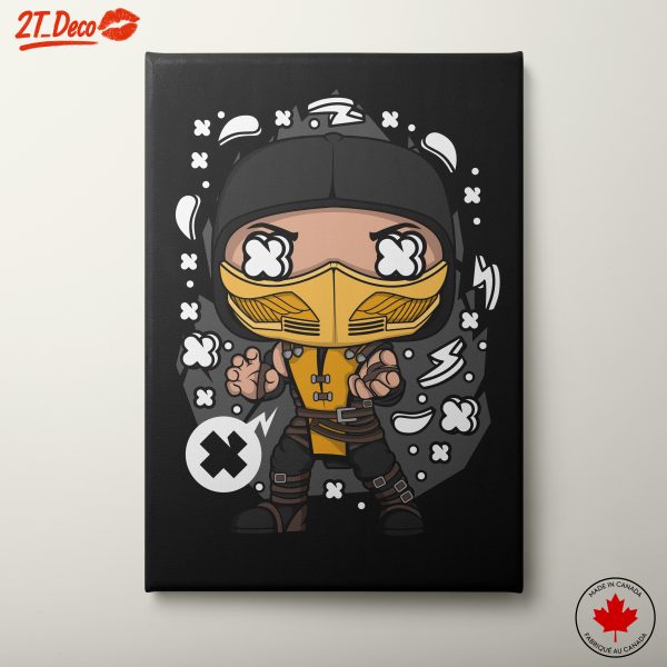 Funko Character Art Featuring Iconic Fighter
