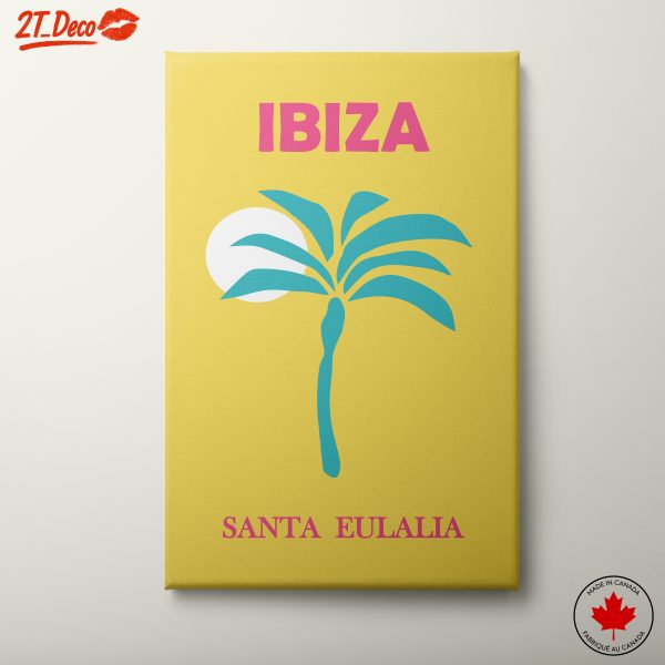 Ibiza Aesthetic Travel Poster