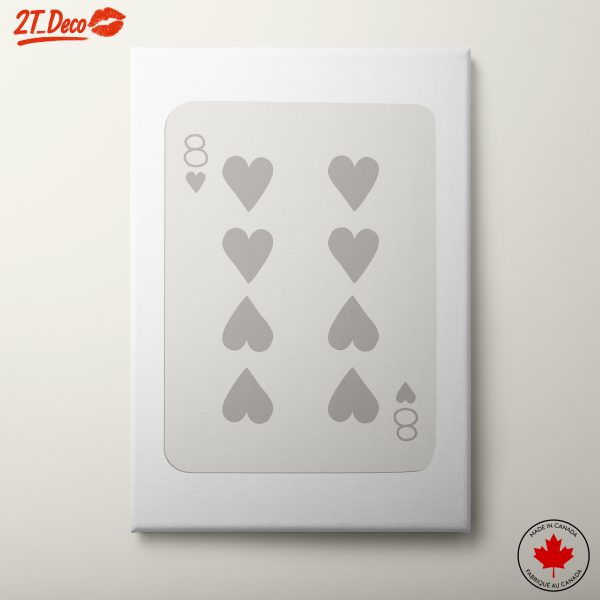 Minimalist Playing Card Design Wall Art