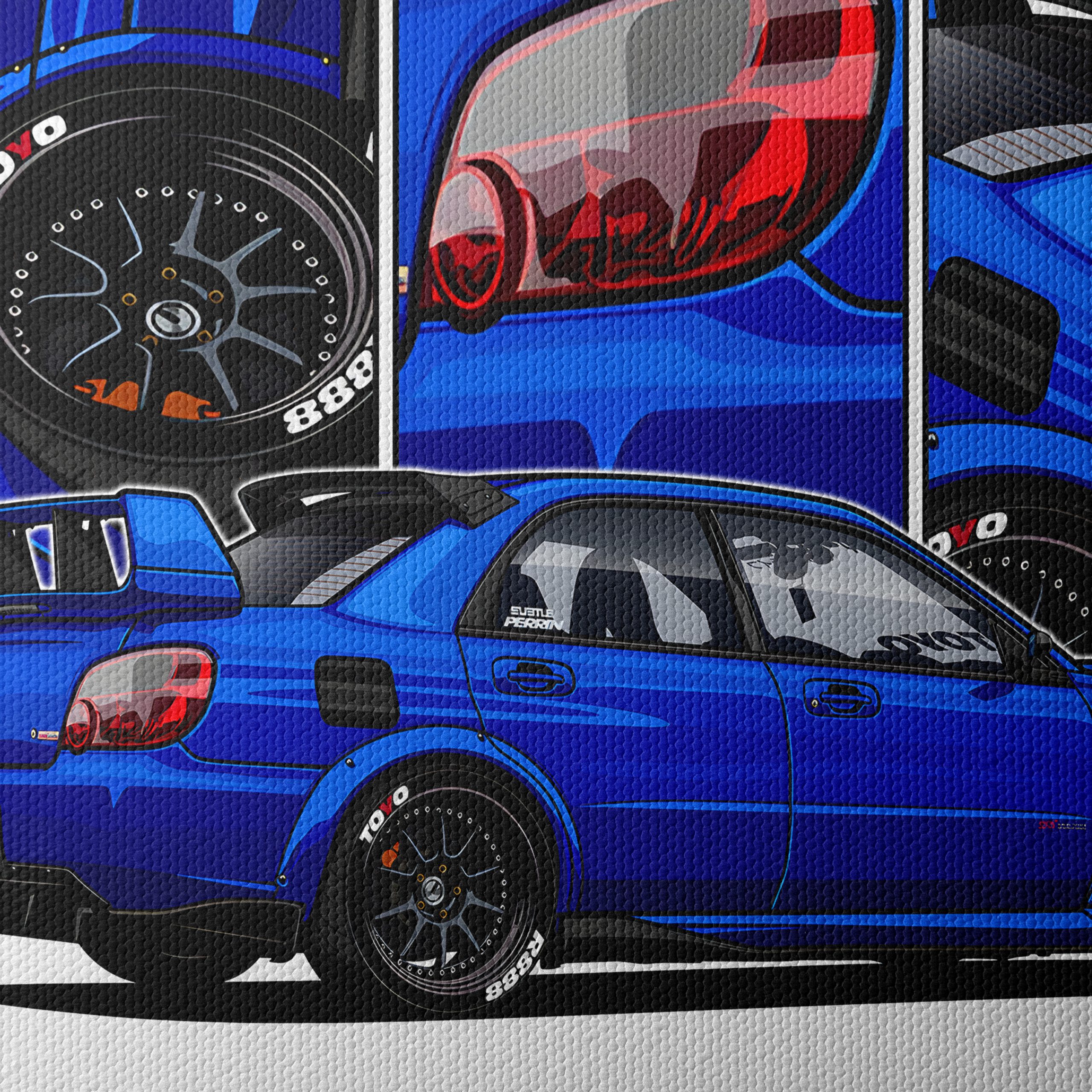 Subaru Impreza WRX STI Car Art 2 - Image 4