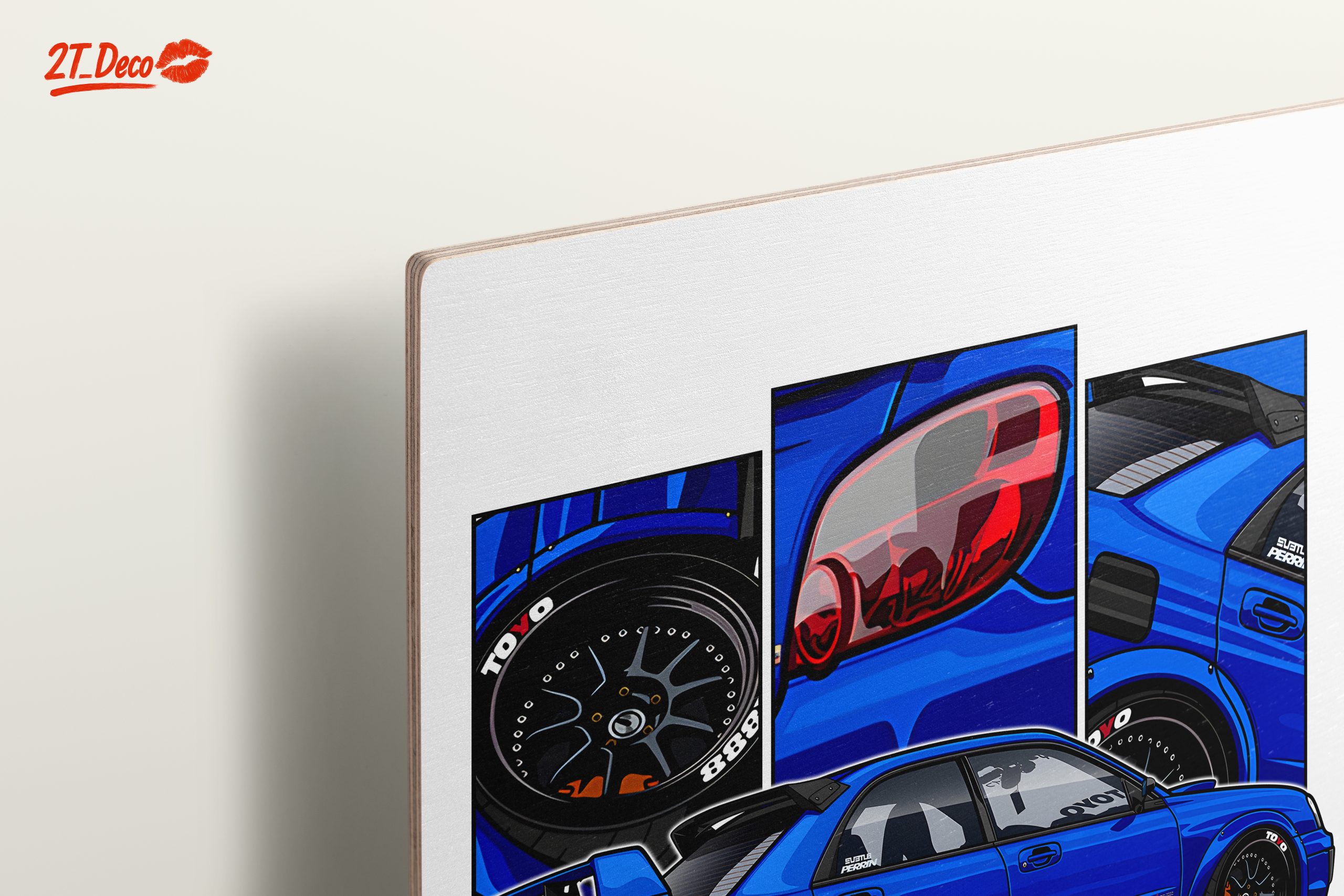 Subaru Impreza WRX STI Car Art 2 - Image 15