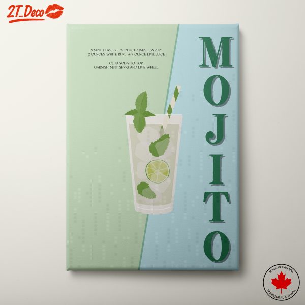 Mojito Cocktail Recipe Art 2