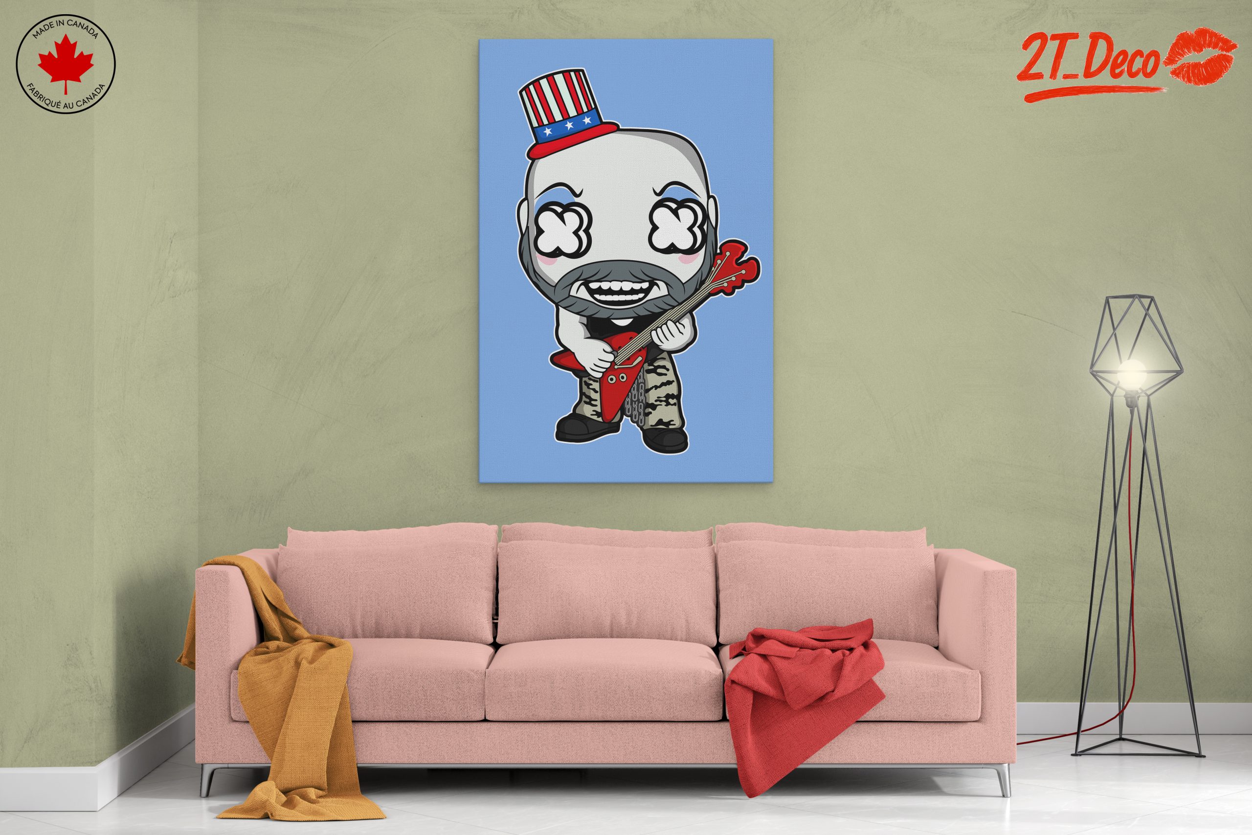 Stylized Rock Music Character Artwork - Image 2
