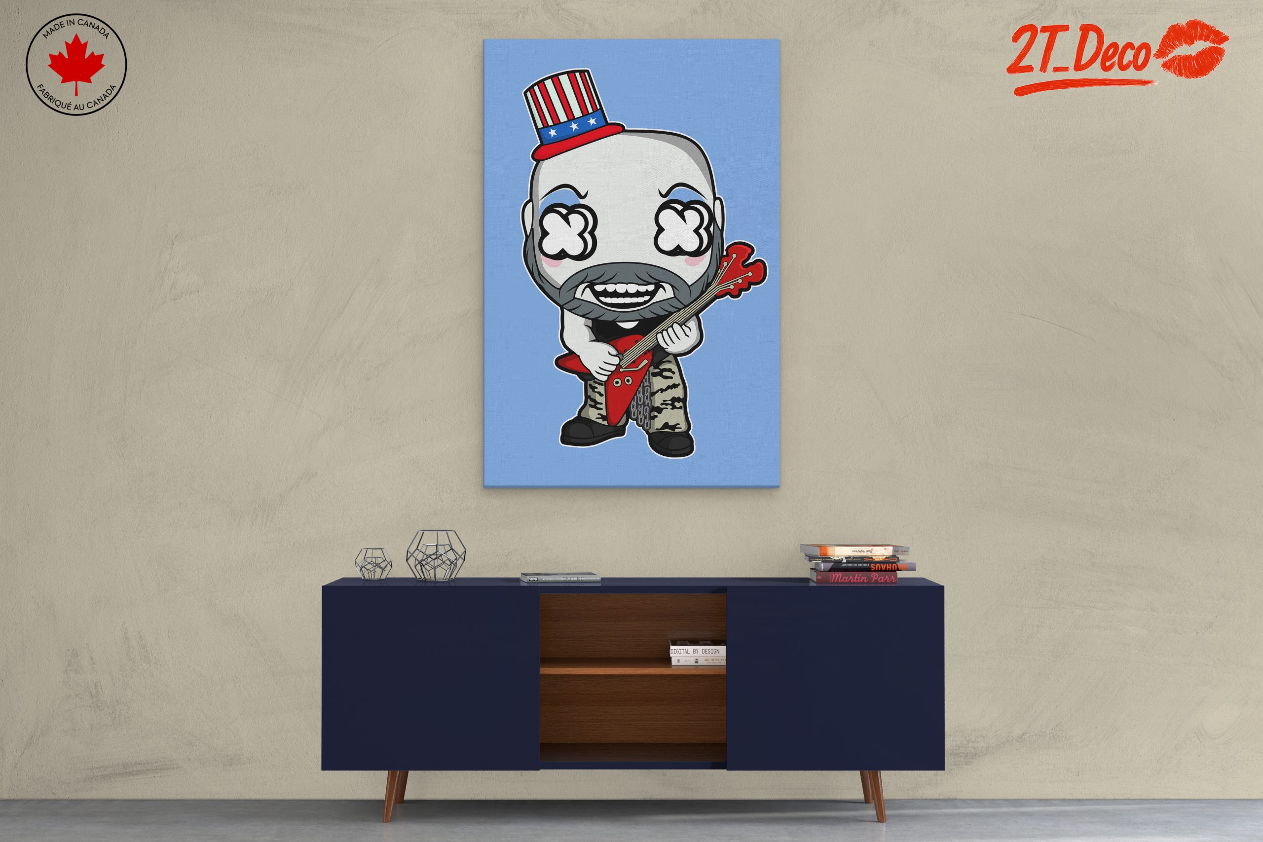 Stylized Rock Music Character Artwork - Image 3