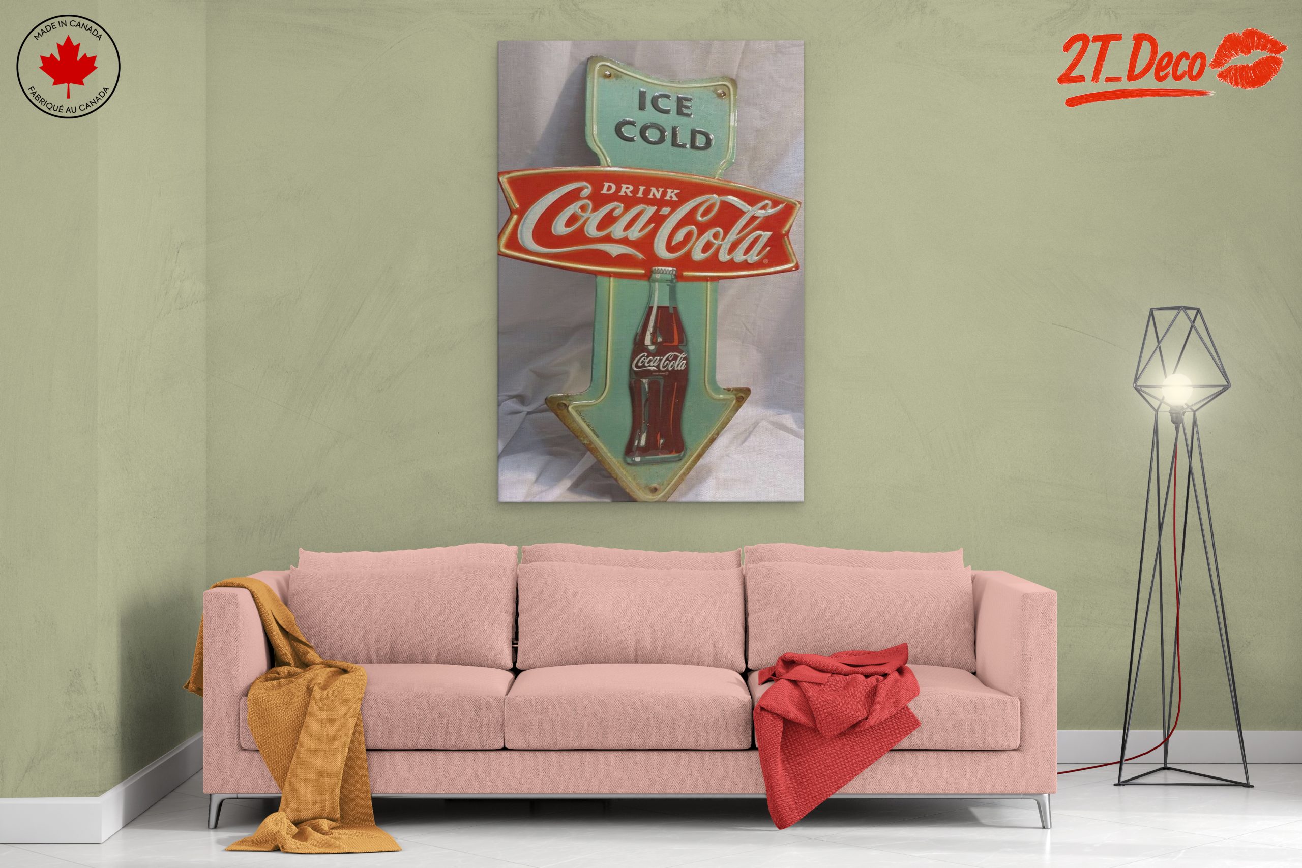 Vintage Coca-Cola Advertising Sign - Image 2