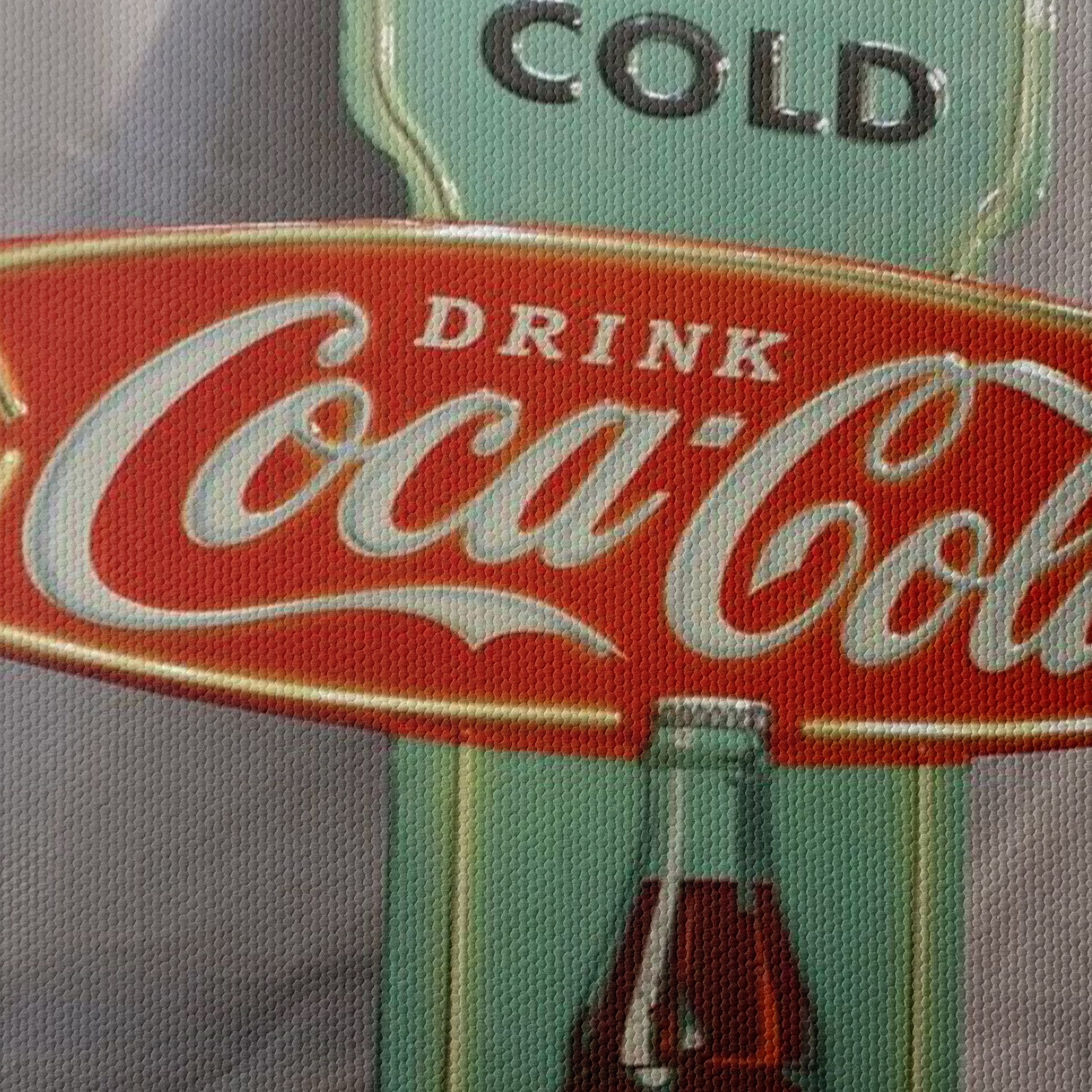 Vintage Coca-Cola Advertising Sign - Image 4
