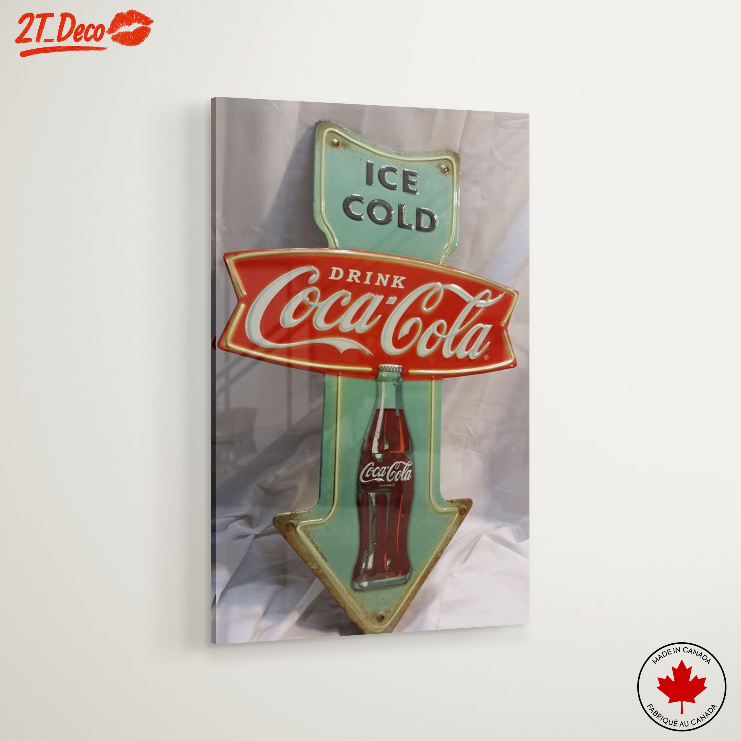 Vintage Coca-Cola Advertising Sign - Image 6