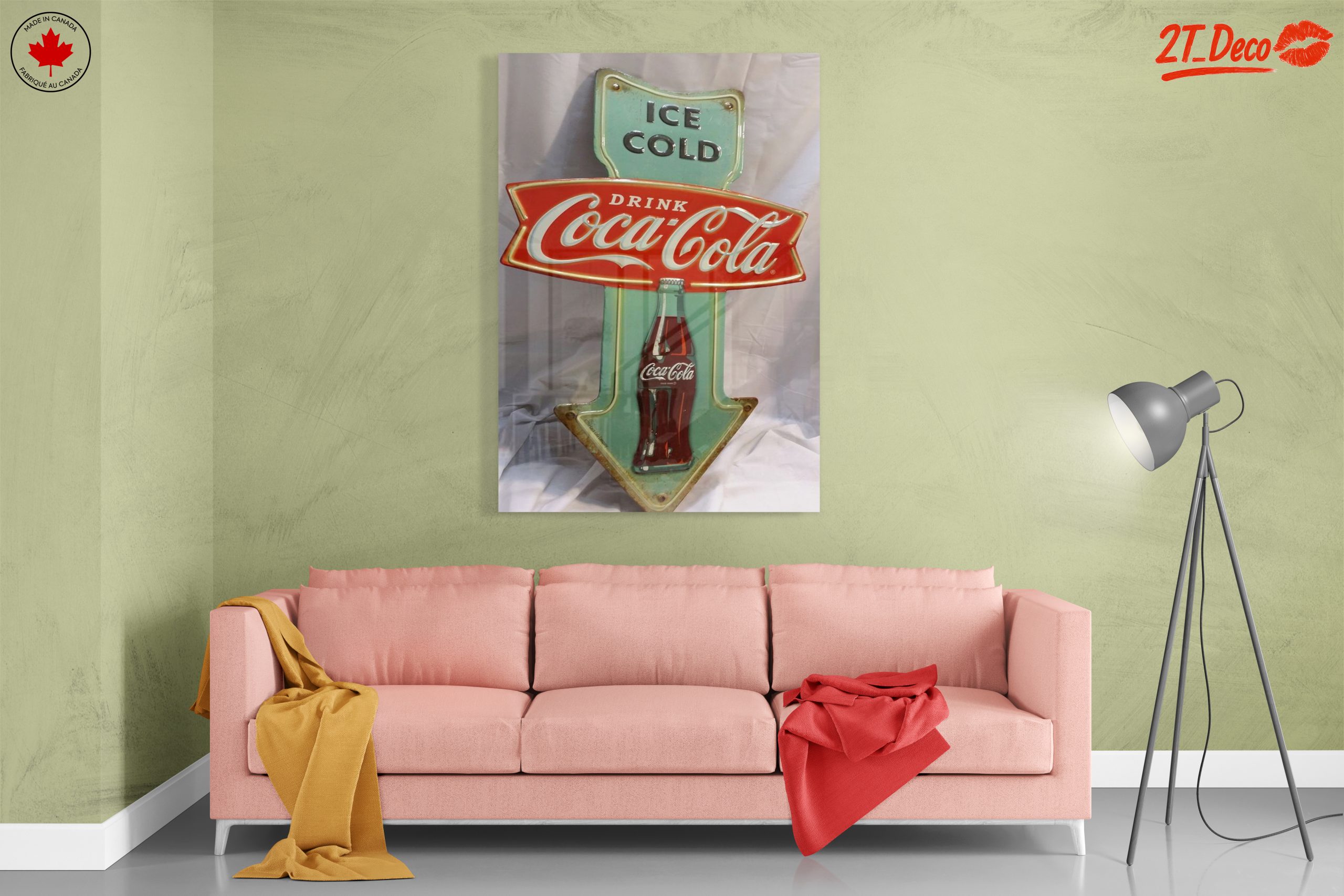Vintage Coca-Cola Advertising Sign - Image 7