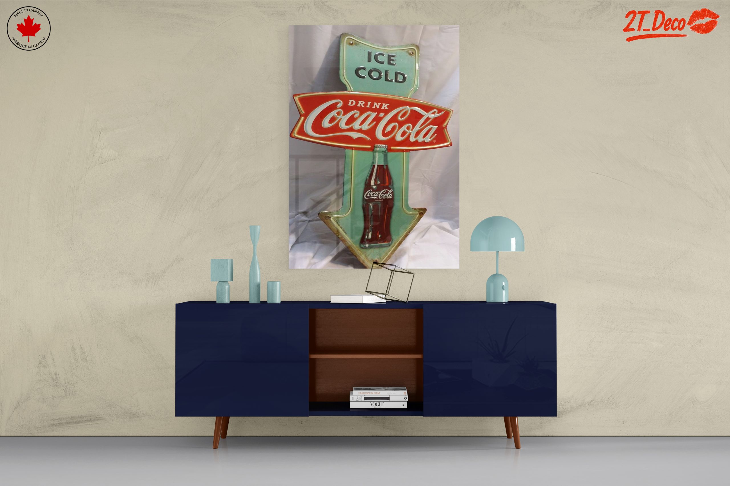Vintage Coca-Cola Advertising Sign - Image 8