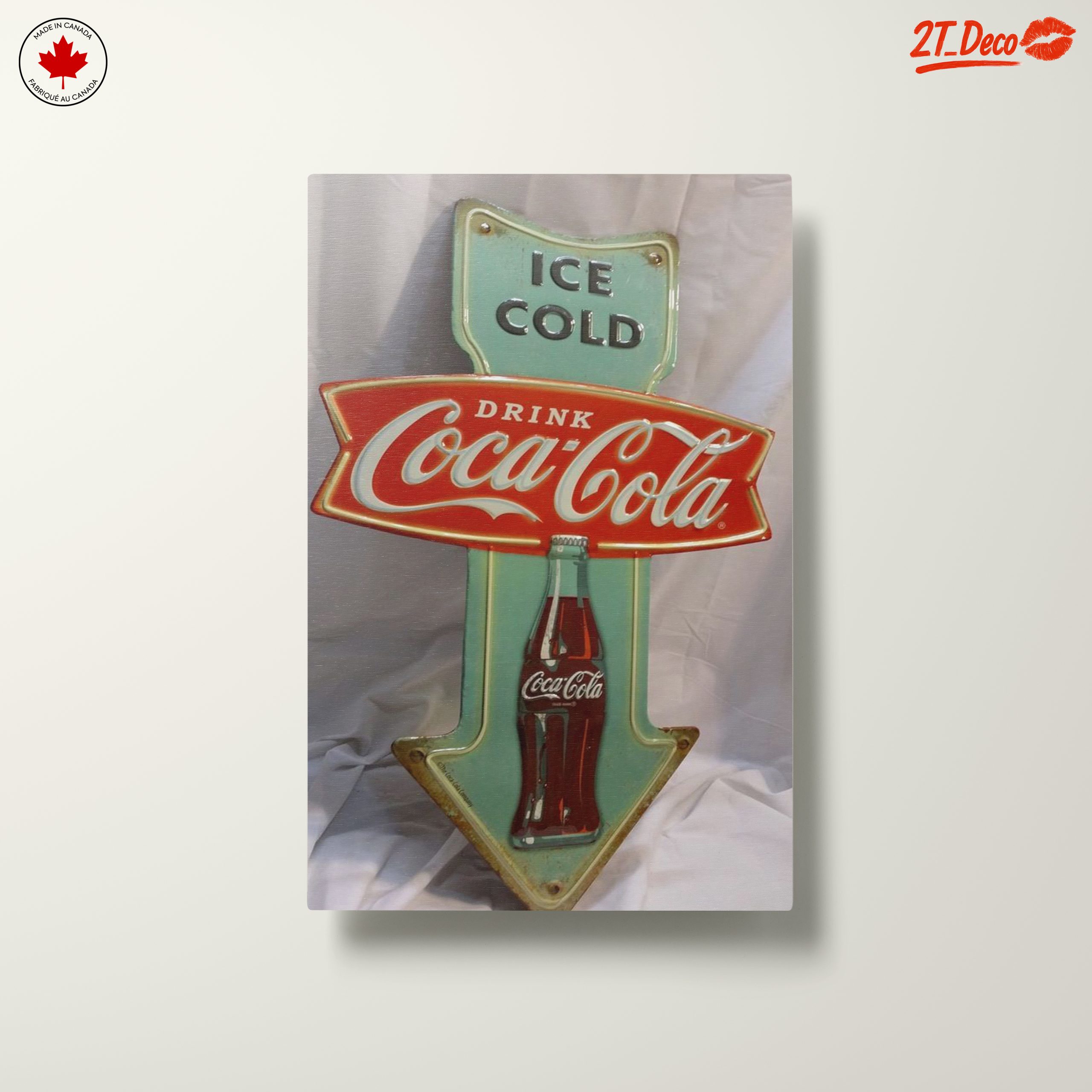 Vintage Coca-Cola Advertising Sign - Image 10