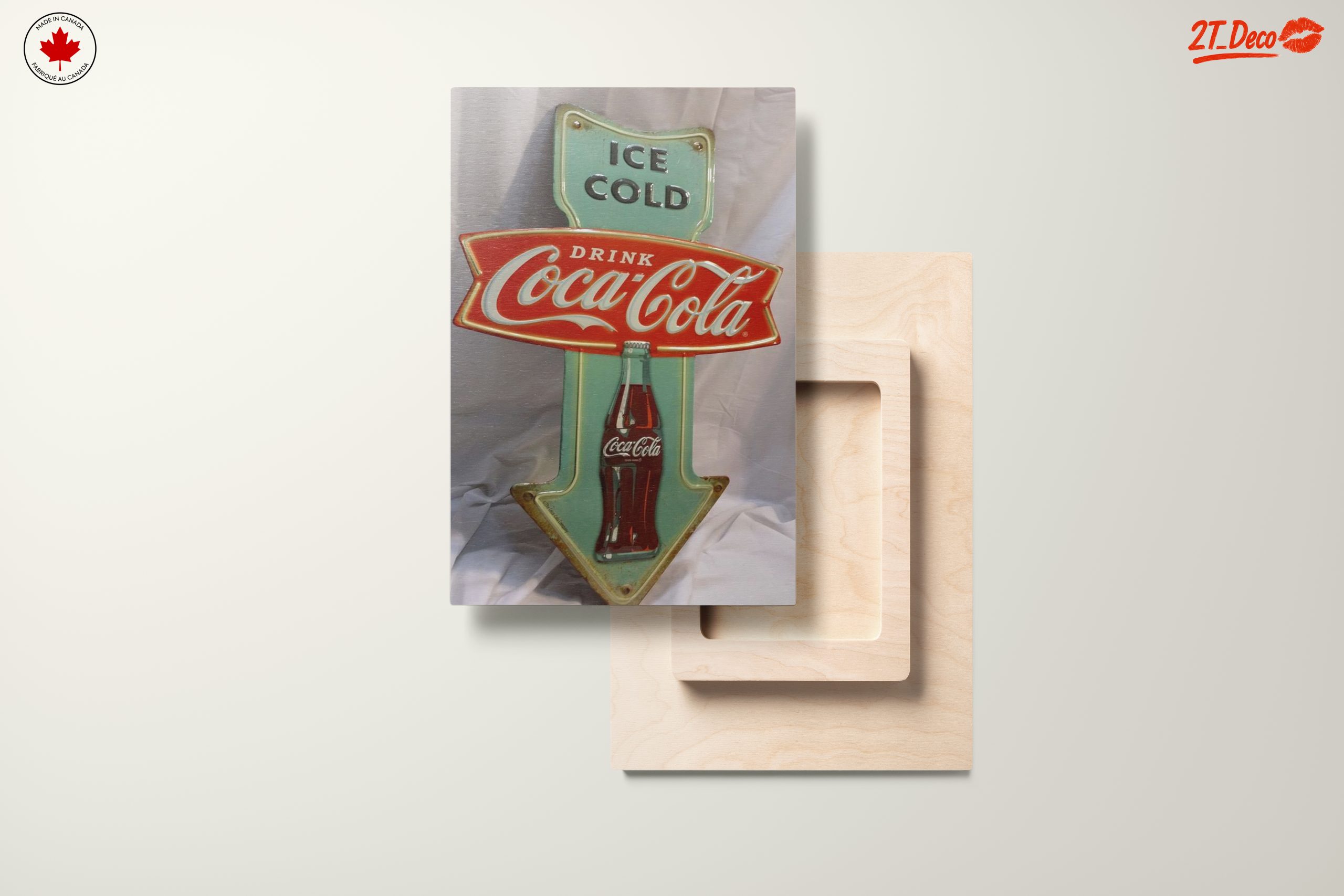 Vintage Coca-Cola Advertising Sign - Image 11