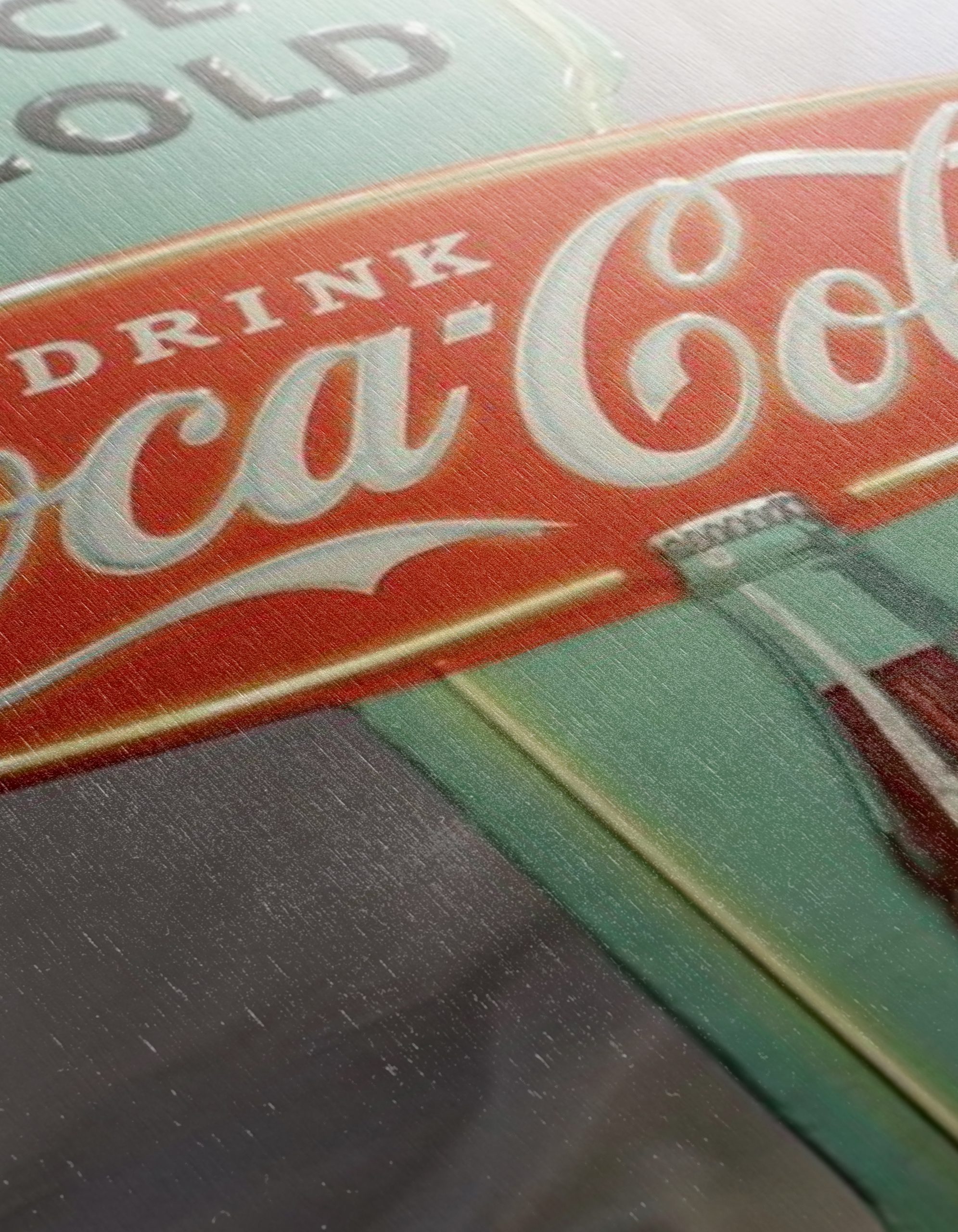 Vintage Coca-Cola Advertising Sign - Image 12