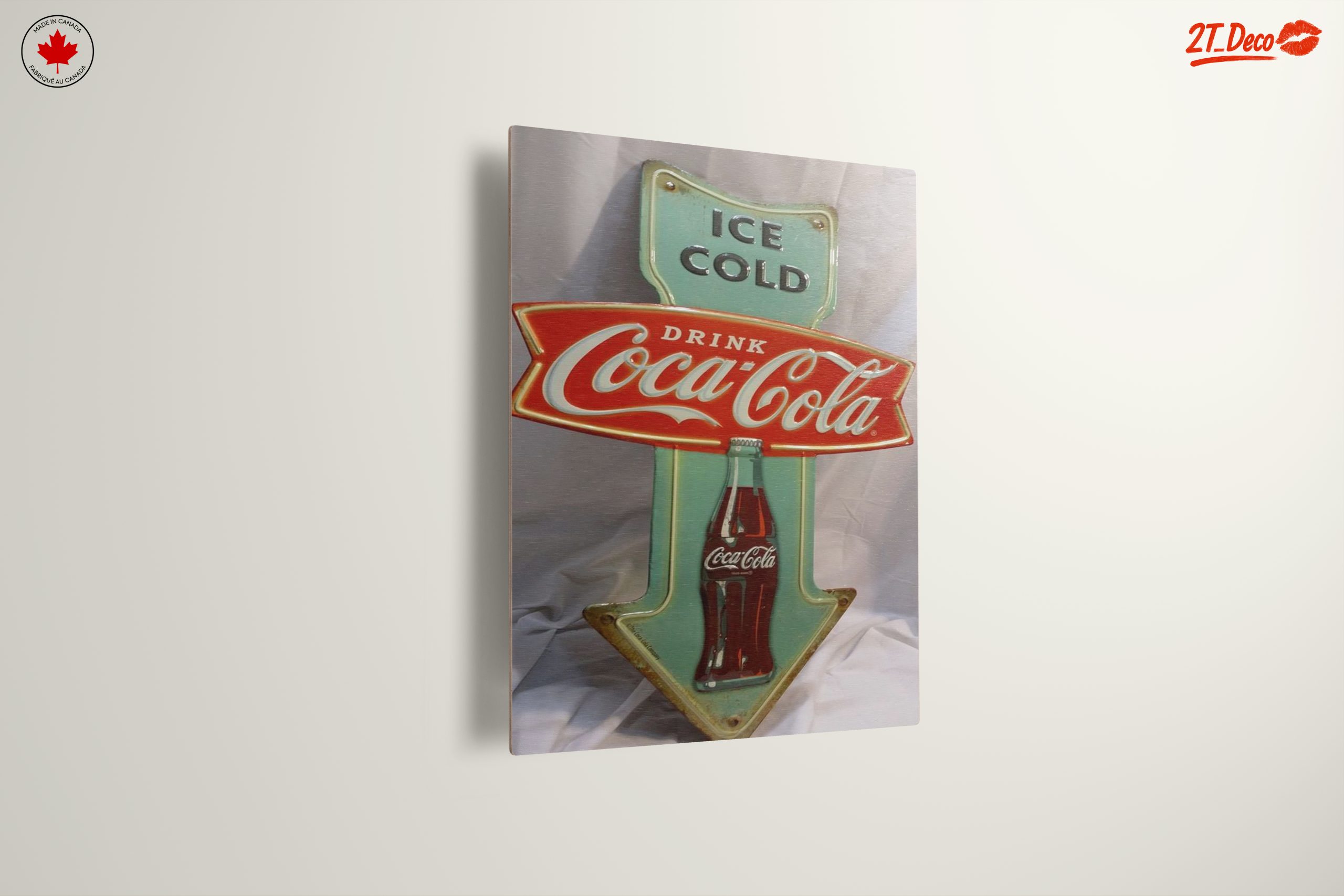 Vintage Coca-Cola Advertising Sign - Image 13
