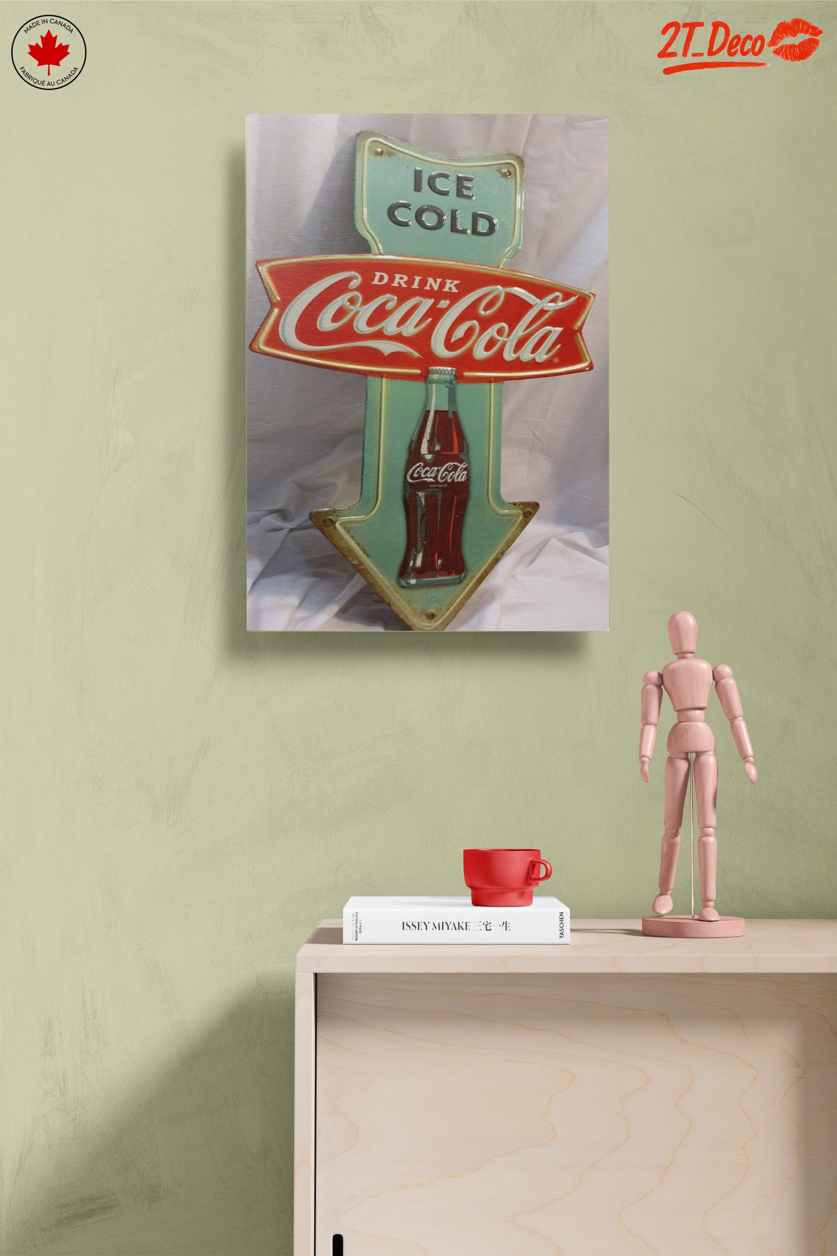 Vintage Coca-Cola Advertising Sign - Image 14