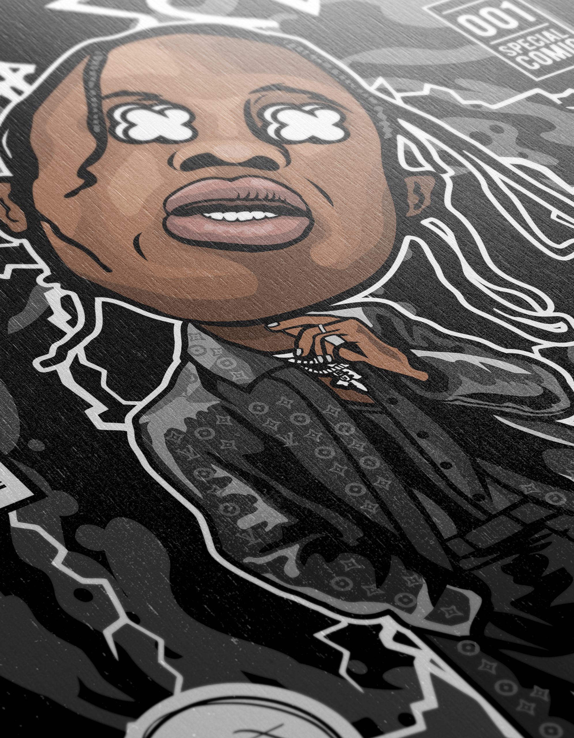 Stylized Hip Hop Character Artwork - Image 12