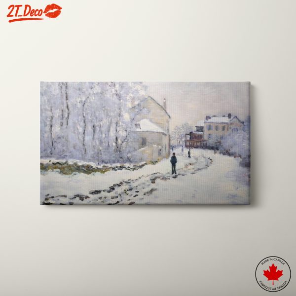 Winter Landscape Scene in Snow