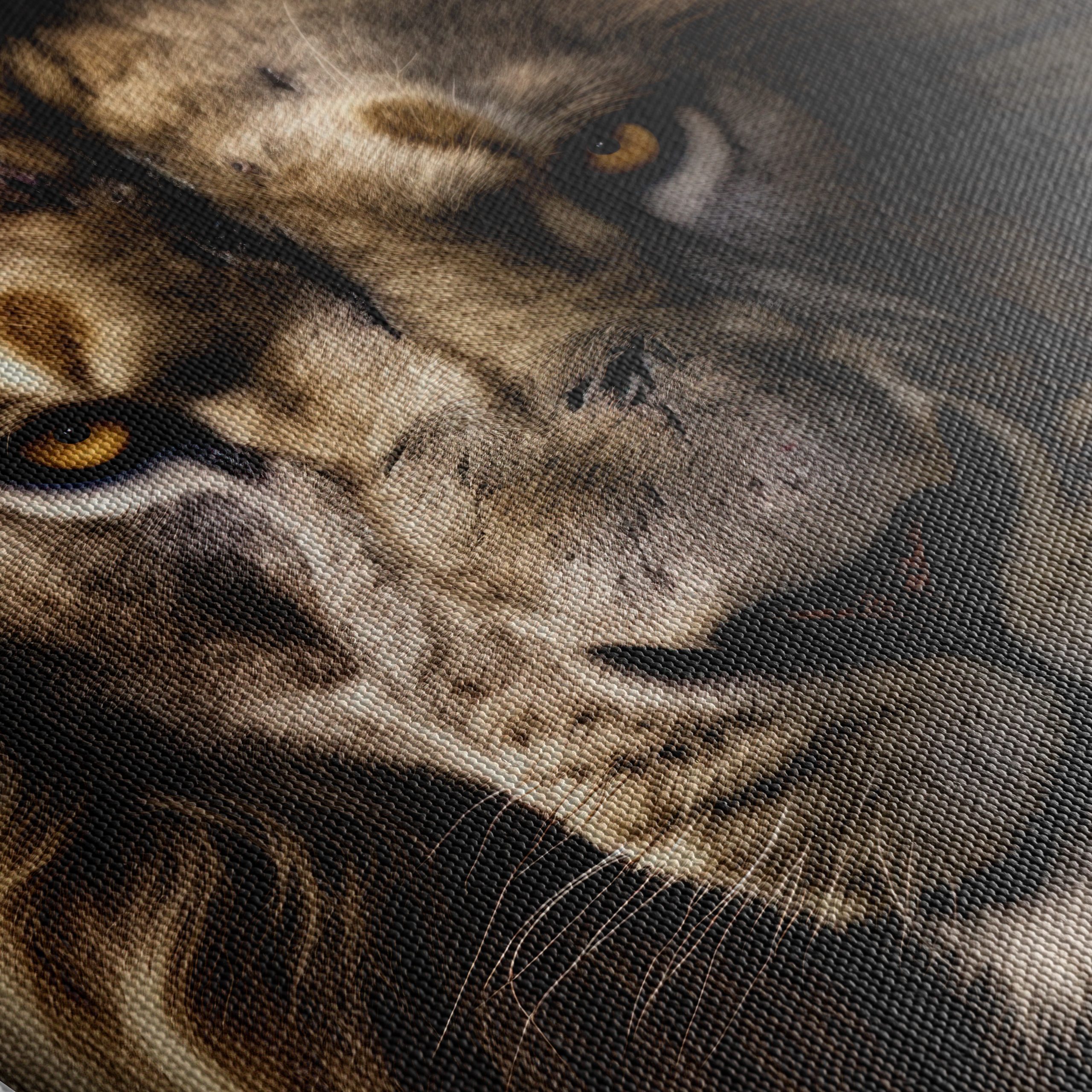 Majestic Lion Portrait Wall Art 3 - Image 5