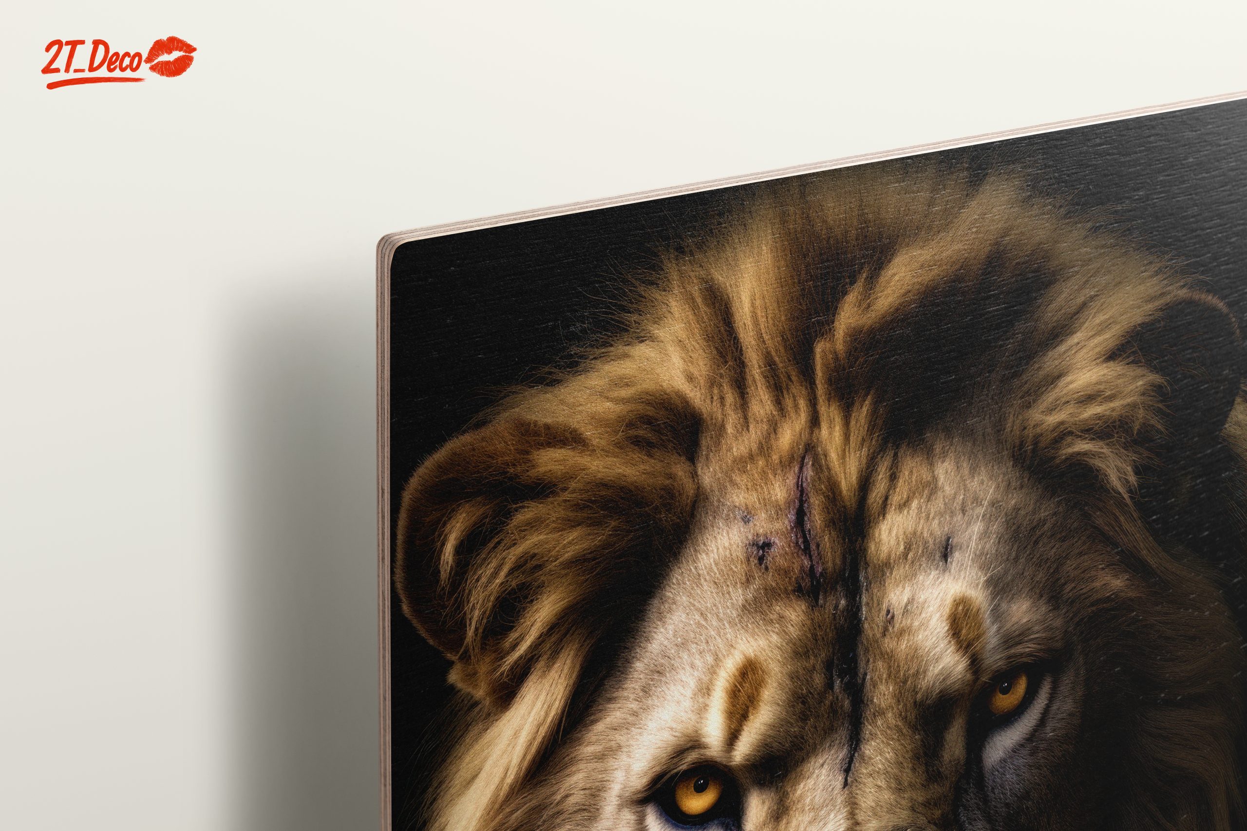 Majestic Lion Portrait Wall Art 3 - Image 15